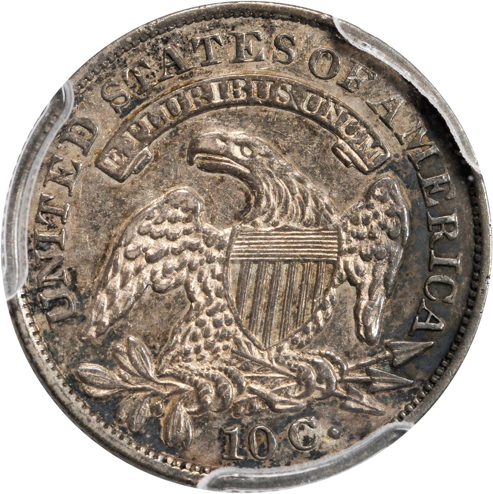 1831 10c JR-2 VF20 CAC thumbnail 2