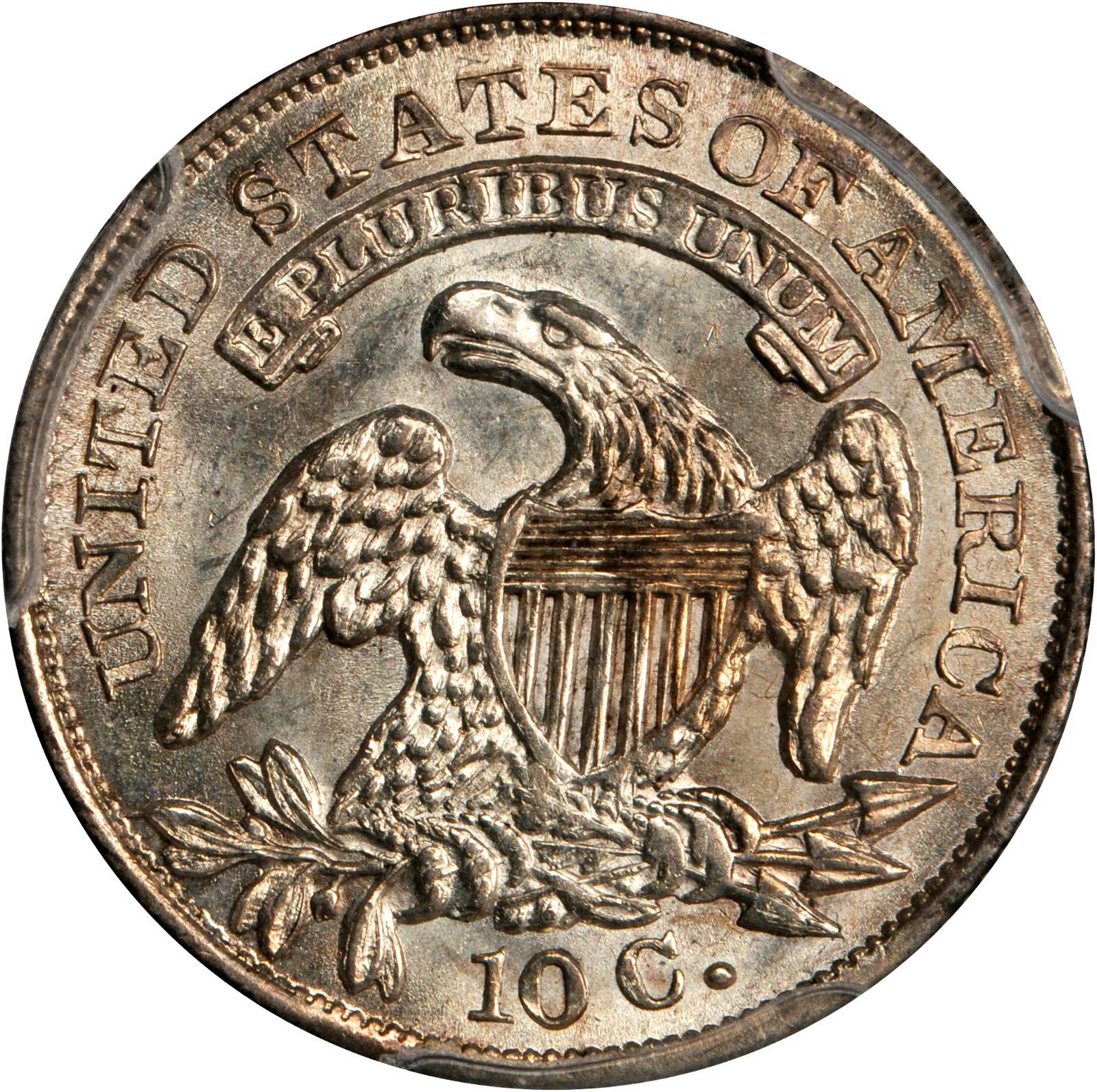 1833 10c JR-9 AG3 CAC thumbnail 14