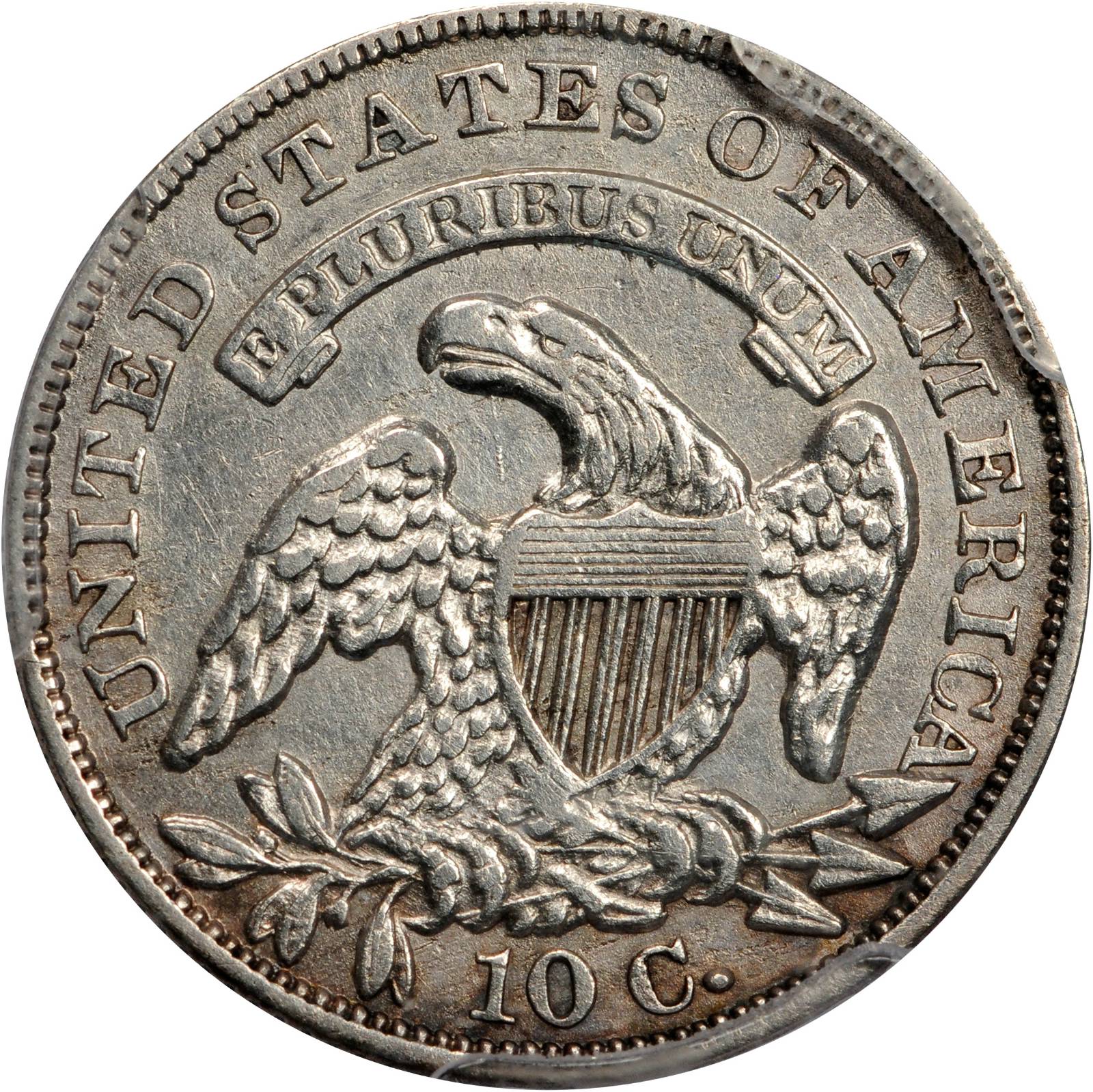1834 10c Large 4, JR-5 AG3 thumbnail 6