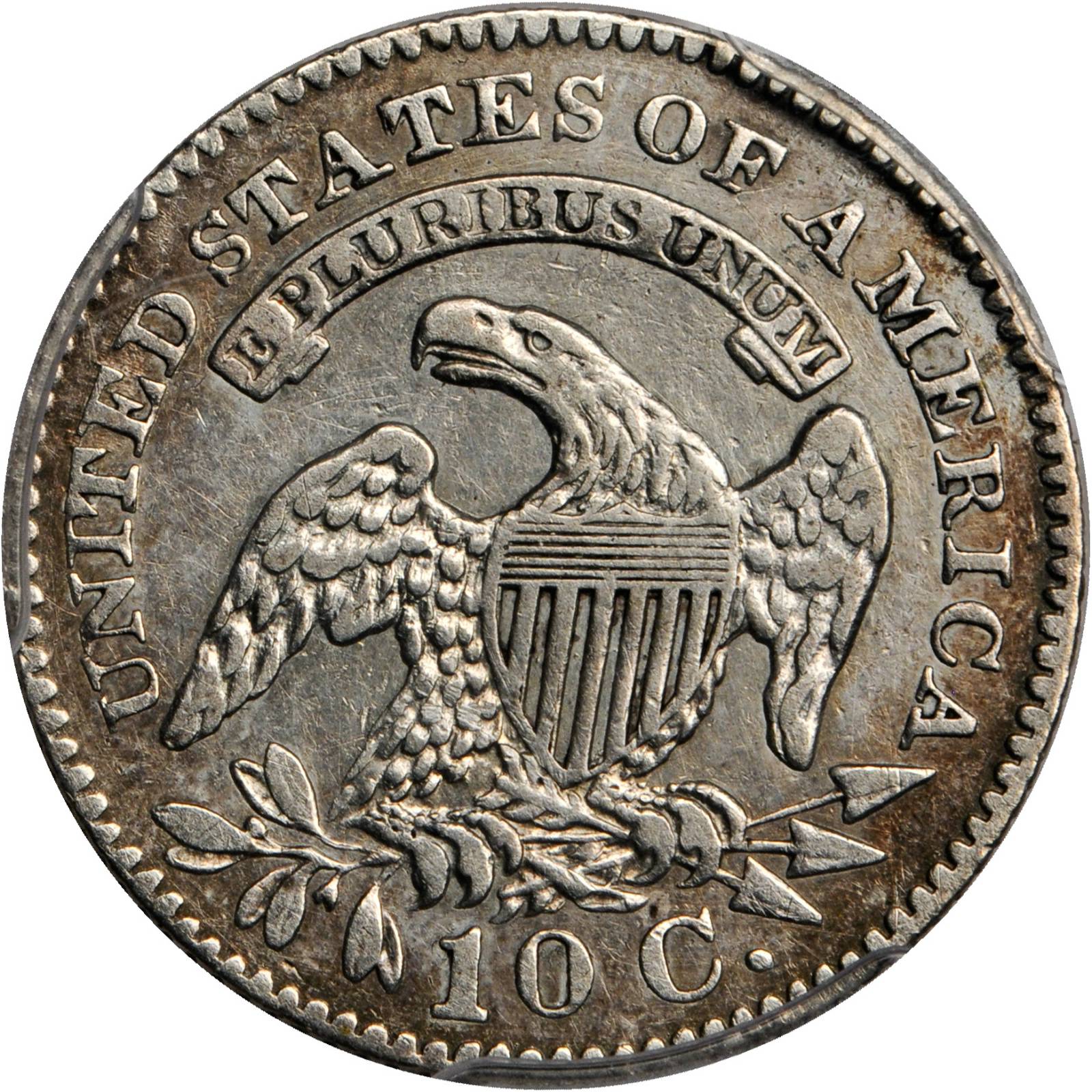1827 10c Pointed Top 1, JR-10 MS thumbnail 4