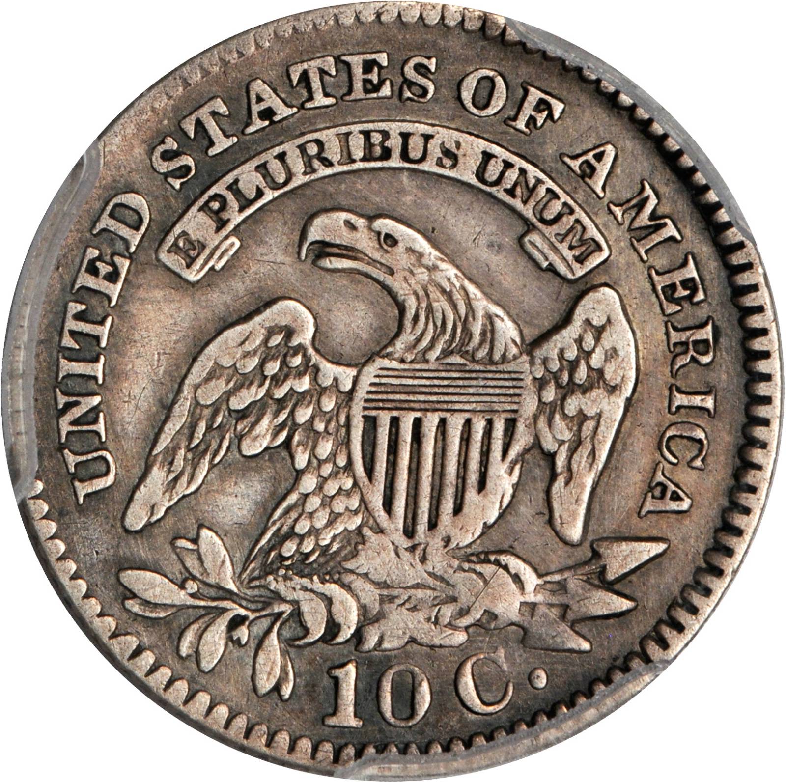 1827 10c Pointed Top 1, JR-3 VF30 thumbnail 20