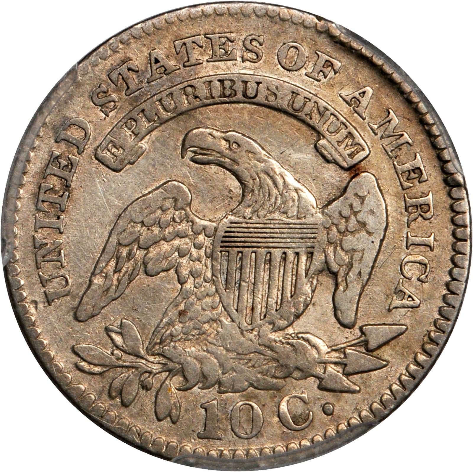 1827 10c Pointed Top 1, JR-3 VF30 thumbnail 18