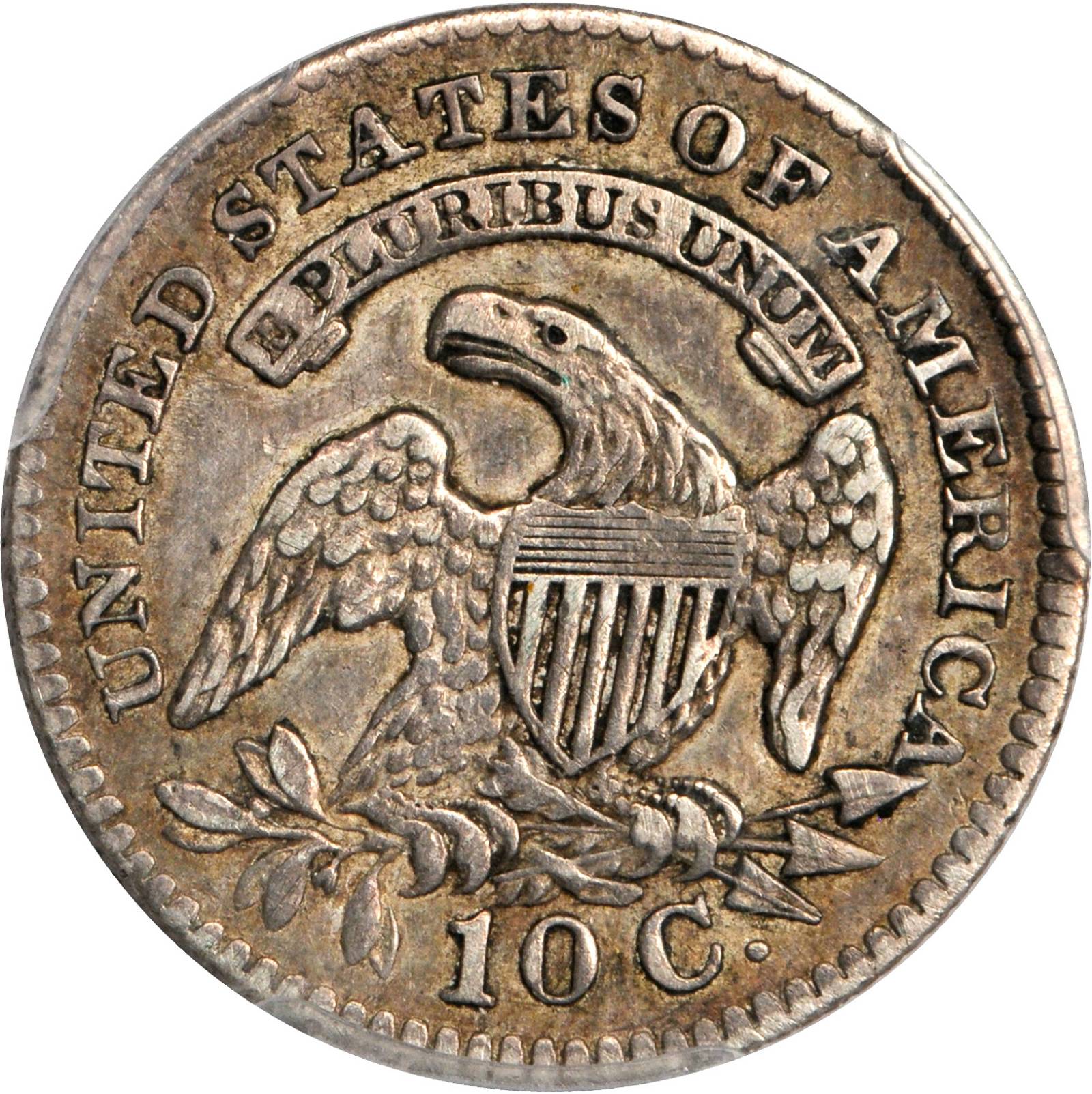 1827 10c Pointed Top 1, JR-12 VF30 thumbnail 19
