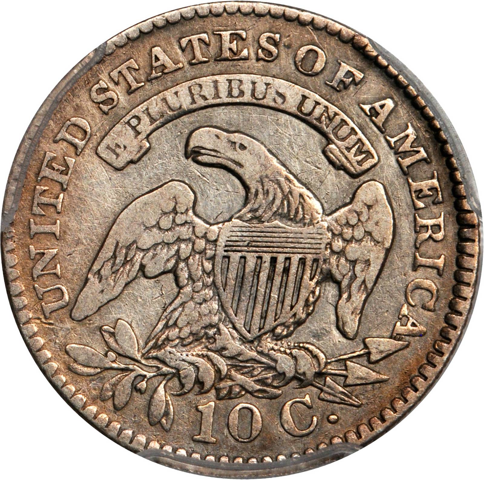 1827 10c Pointed Top 1, JR-12 VF30 thumbnail 17