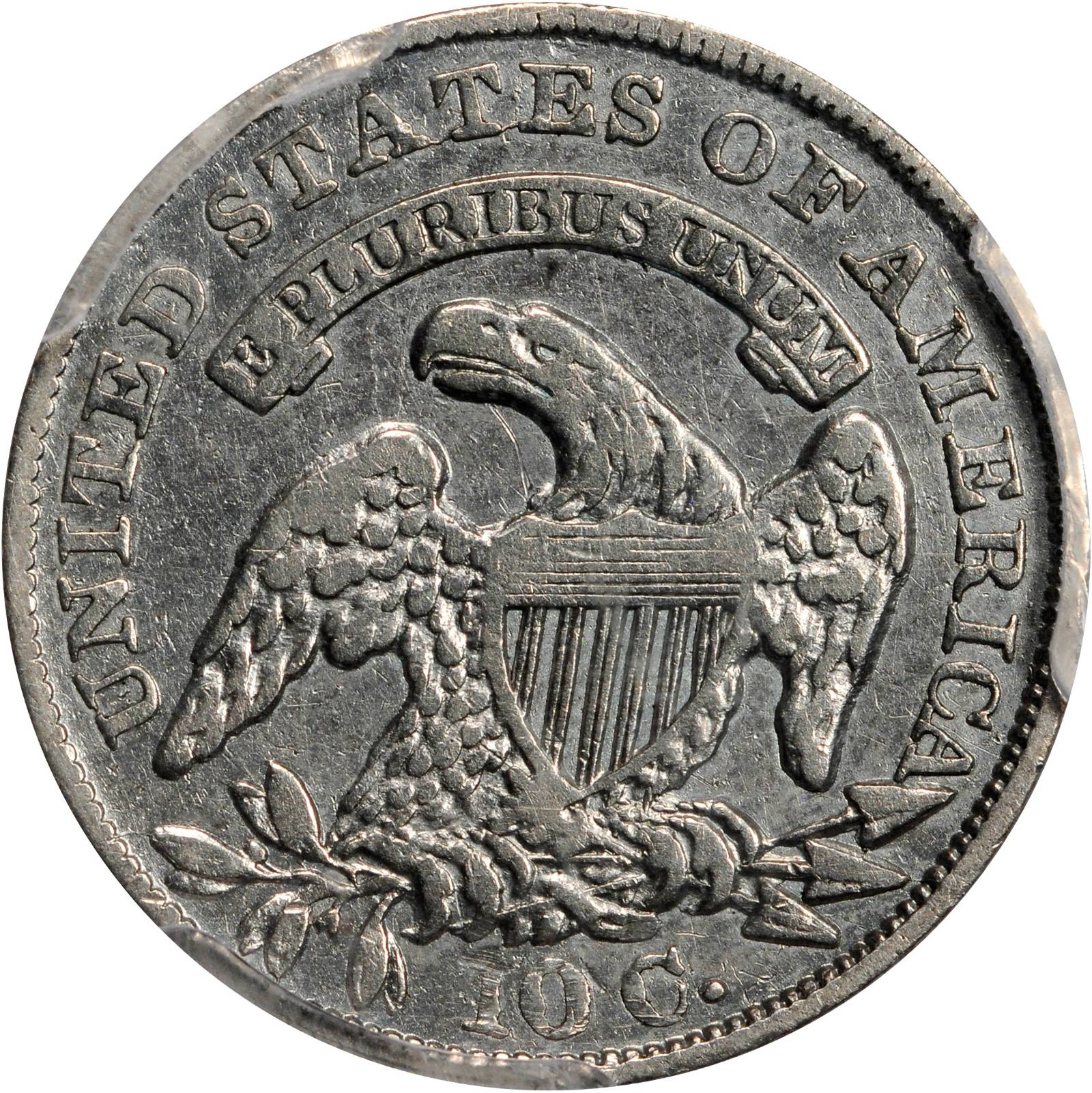 1834 10c Large 4, JR-5 AG3 thumbnail 2