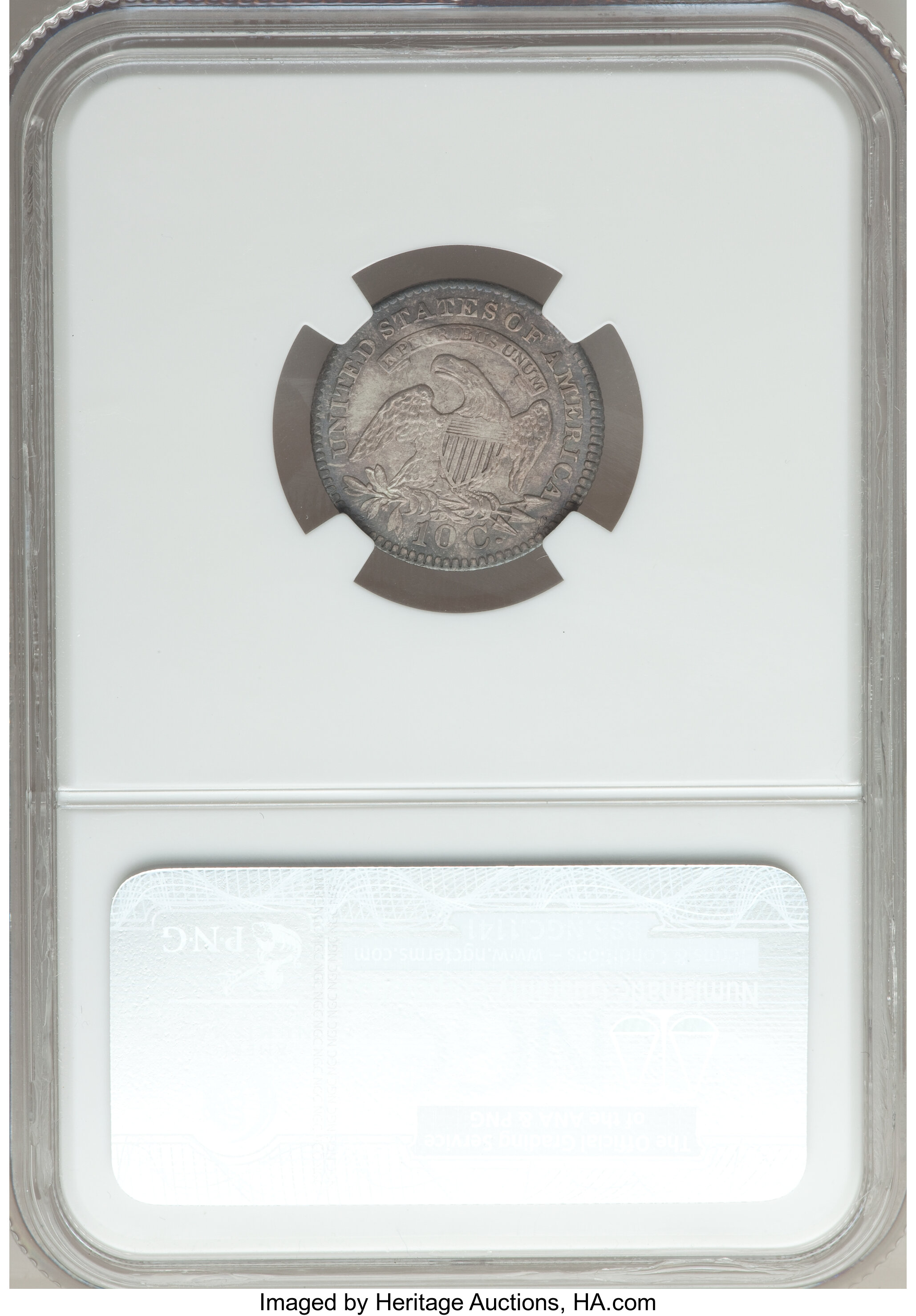 1827 10c Pointed Top 1, JR-12 AU55 thumbnail 21