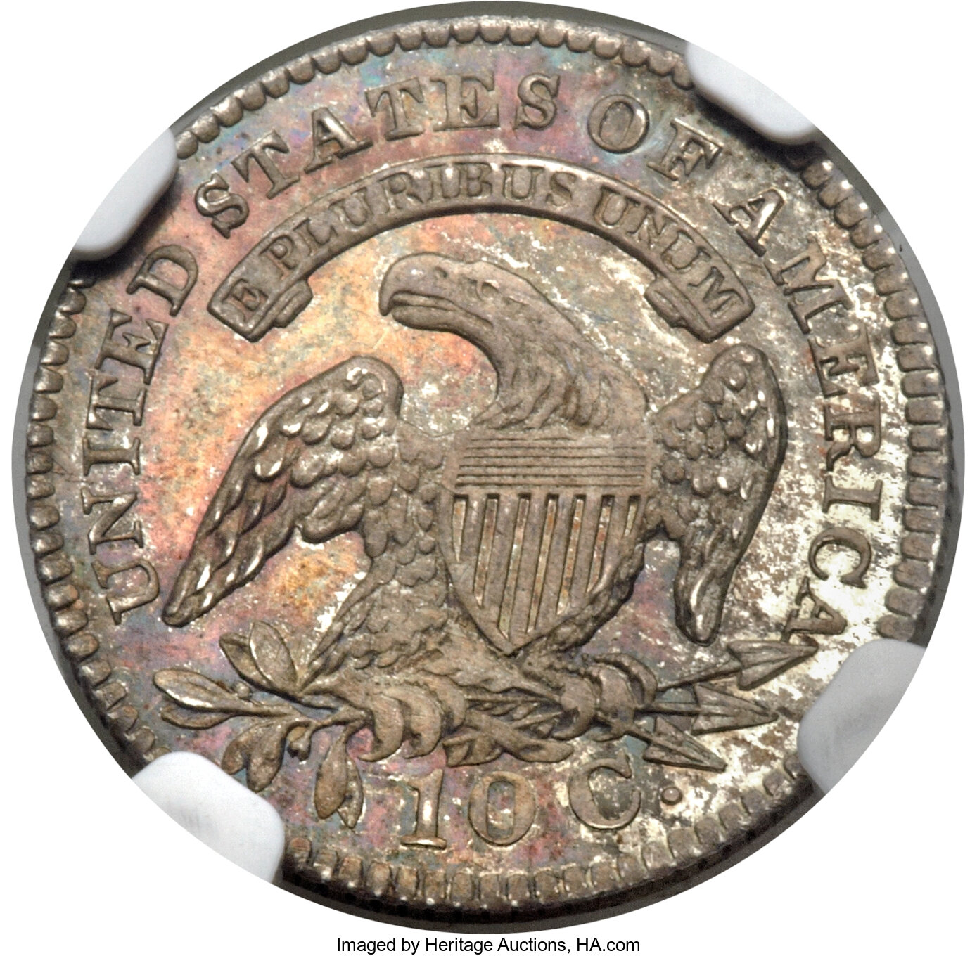 1827 10c Pointed Top 1, JR-12 VF30 thumbnail 24