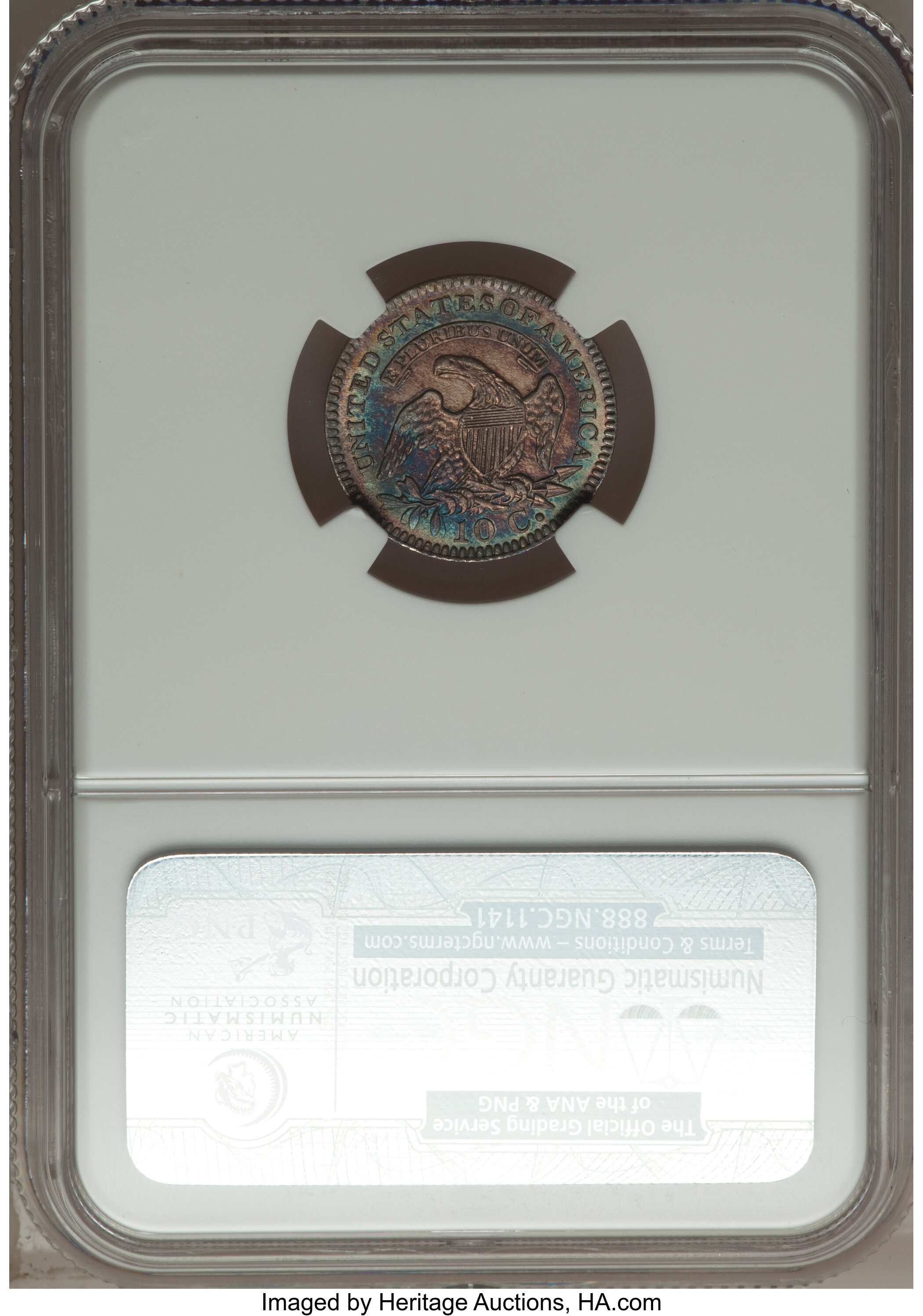 1820 10c Small 0, JR-7 MS61 thumbnail 15