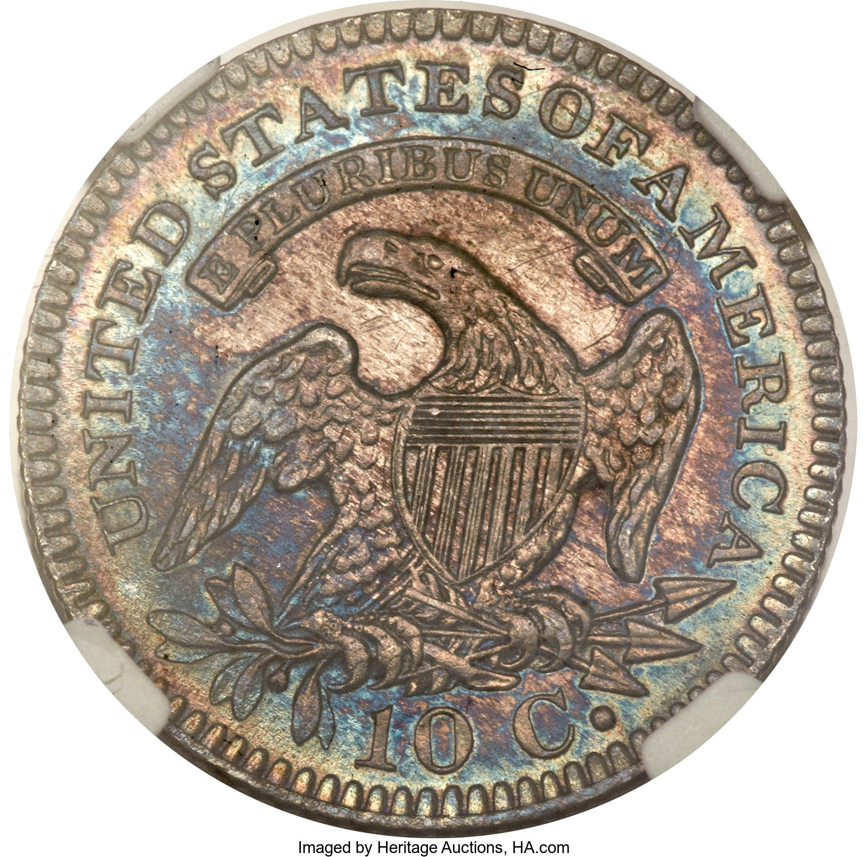 1820 10c Small 0, JR-7 MS61 thumbnail 16