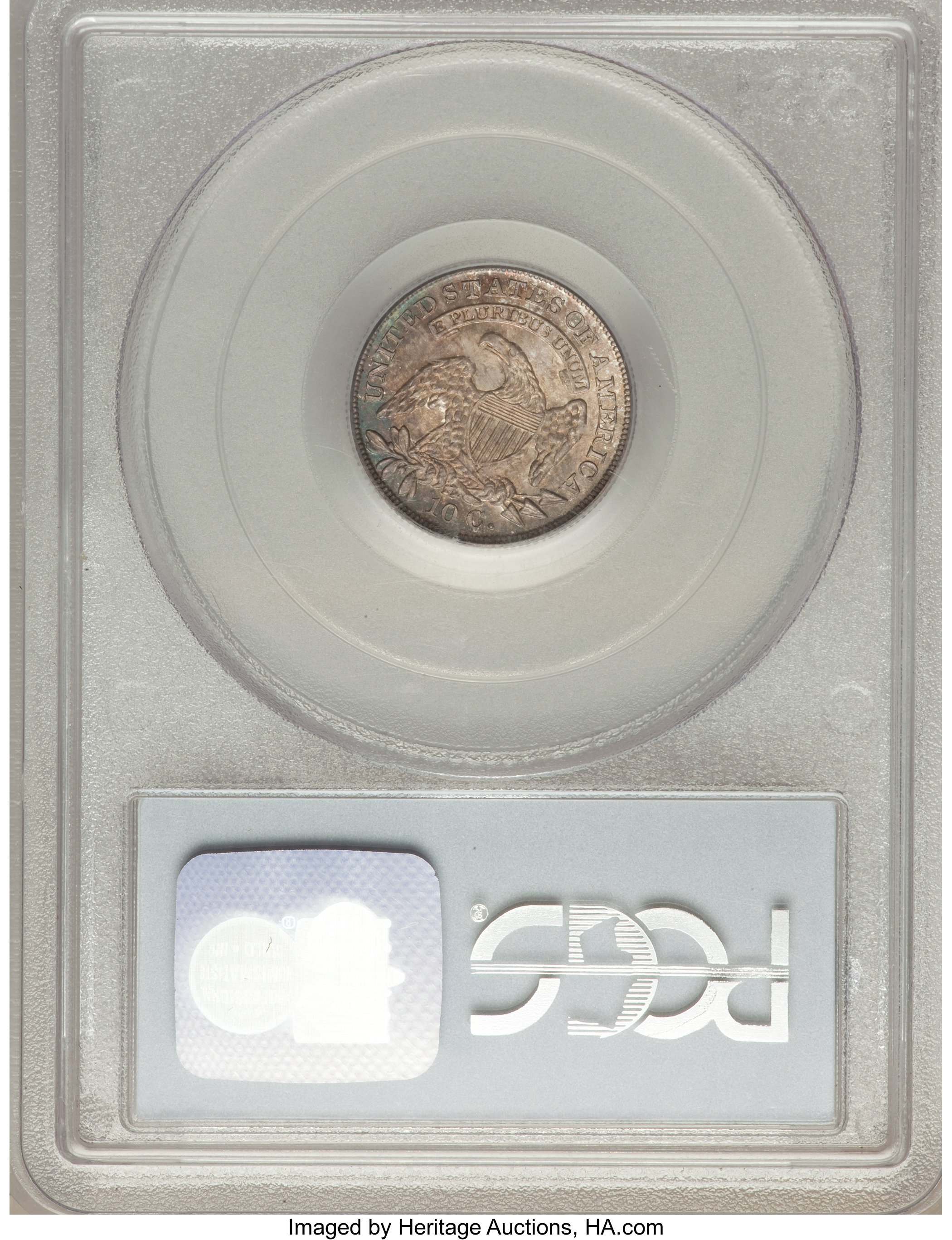 1837 10c Capped Bust, JR-4 MS65 thumbnail 18