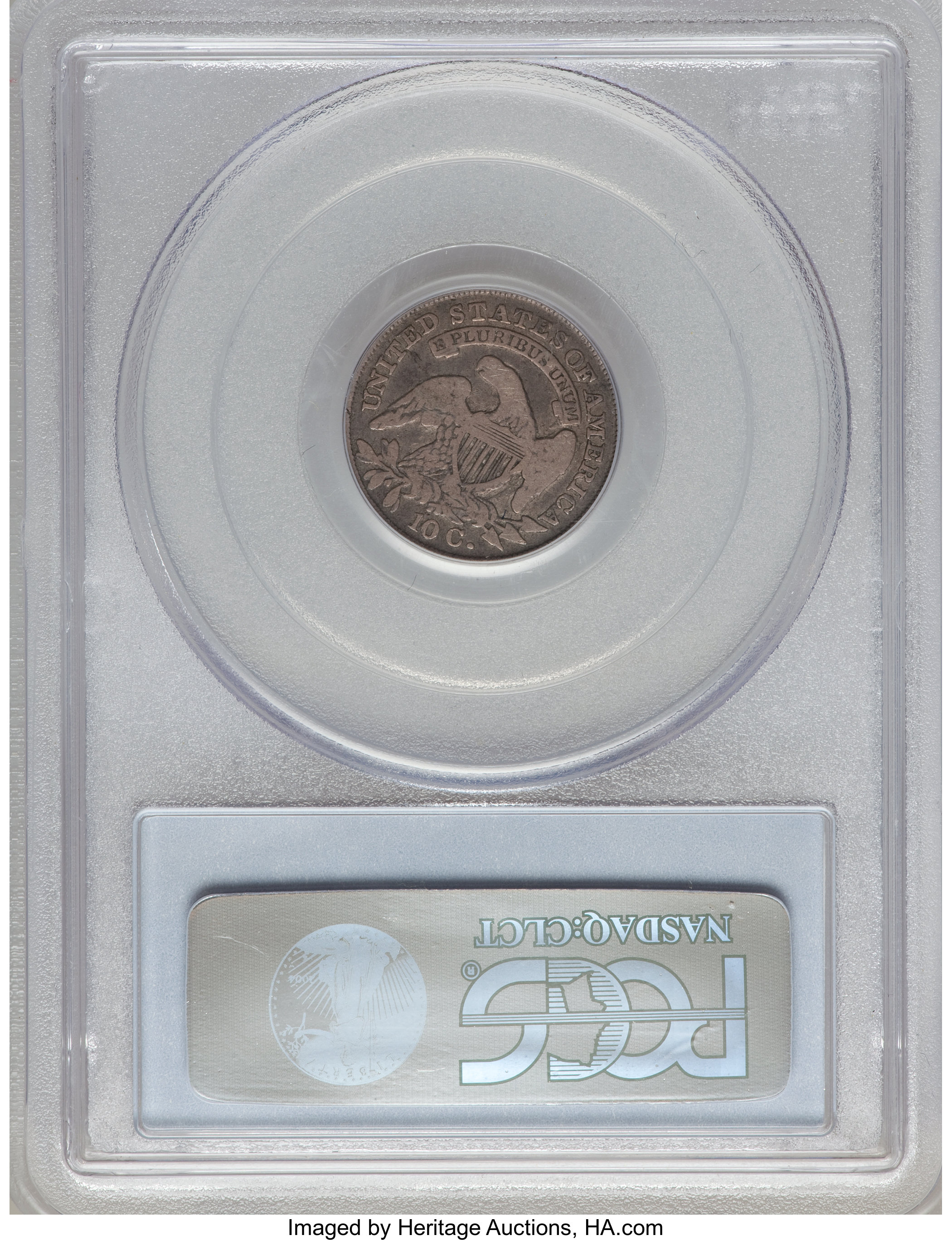 1833 10c JR-9 AG3 CAC thumbnail 6