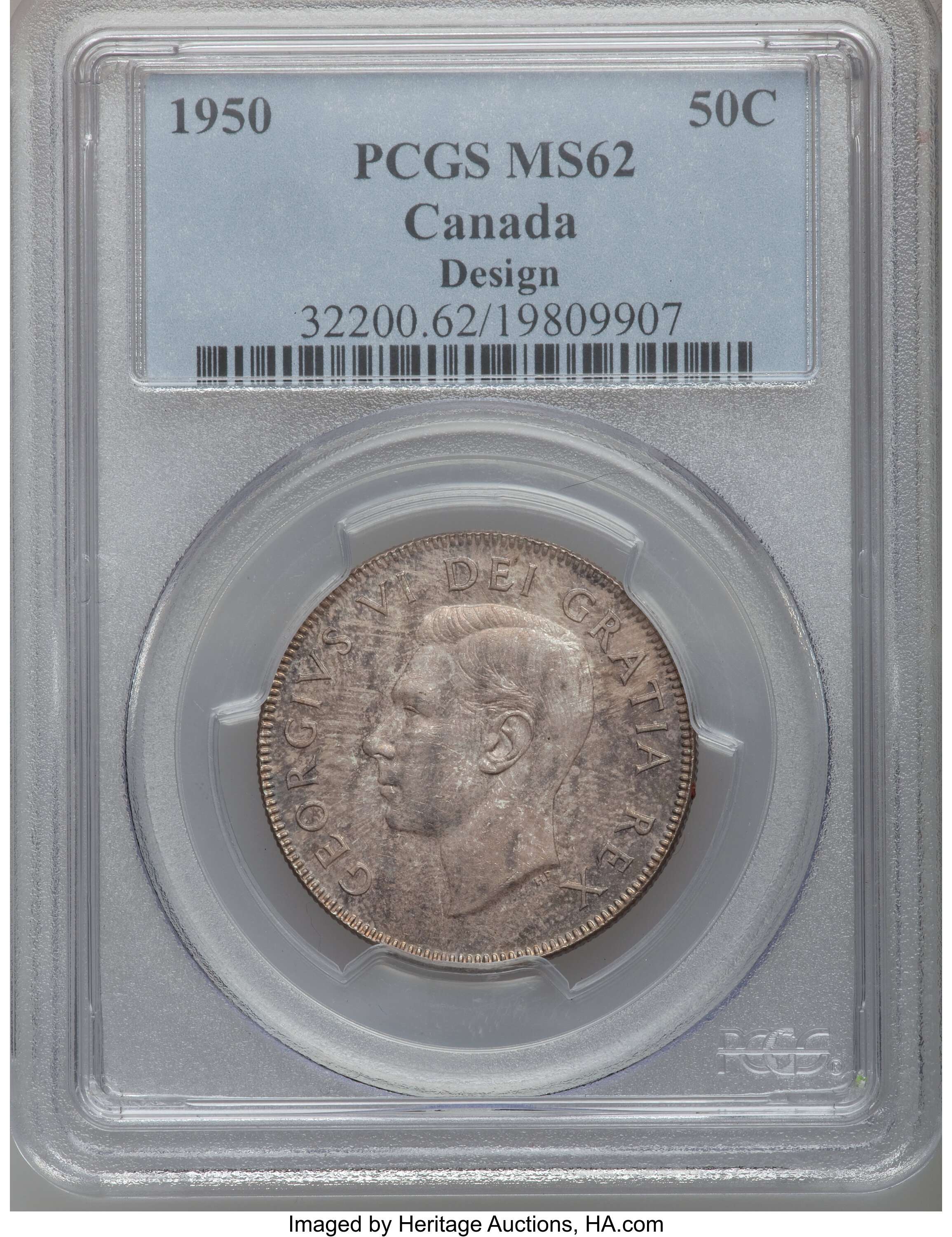 Canada: George VI 50 Cents 1950,...