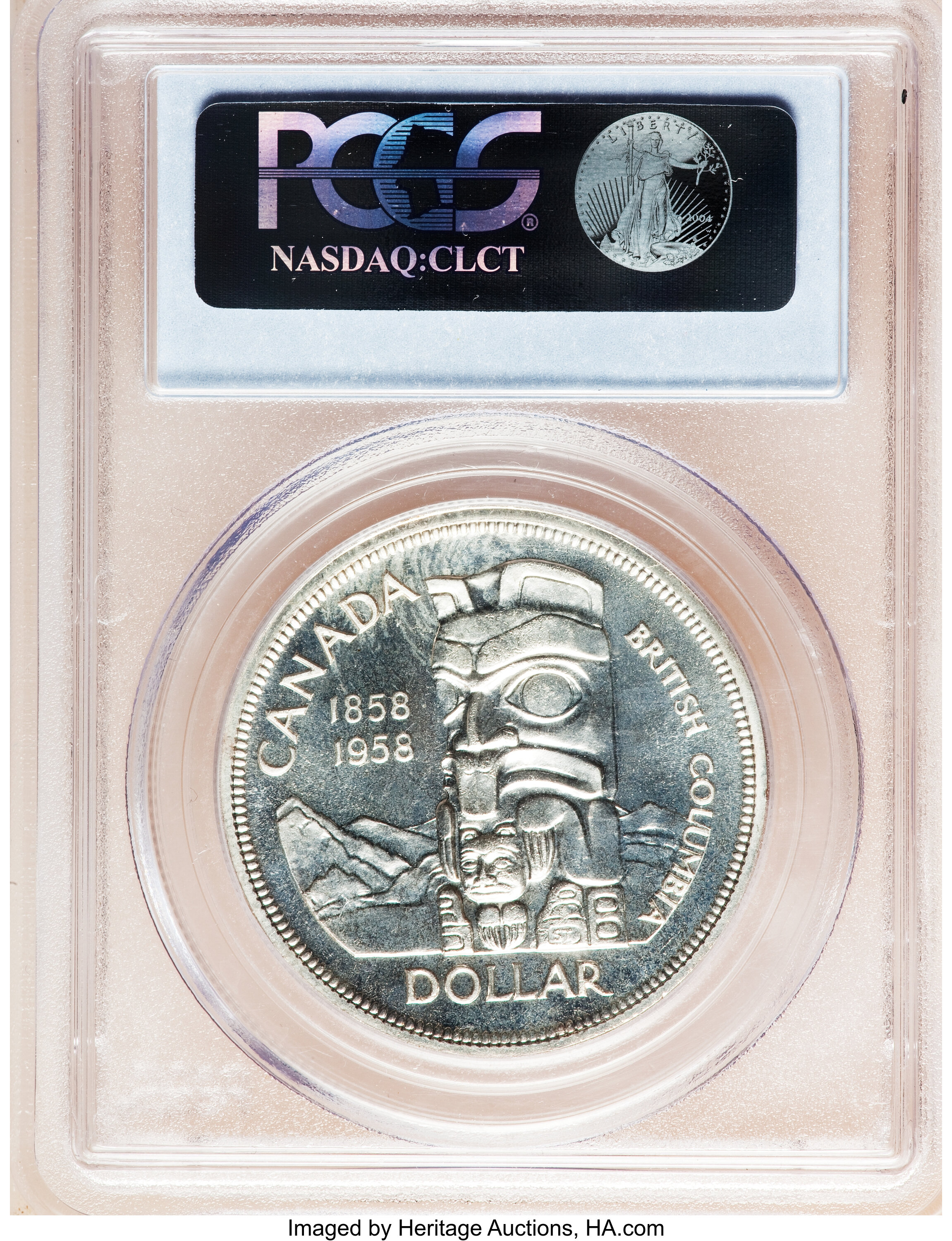 1958 S$1  British Columbia PL MS65 thumbnail 6