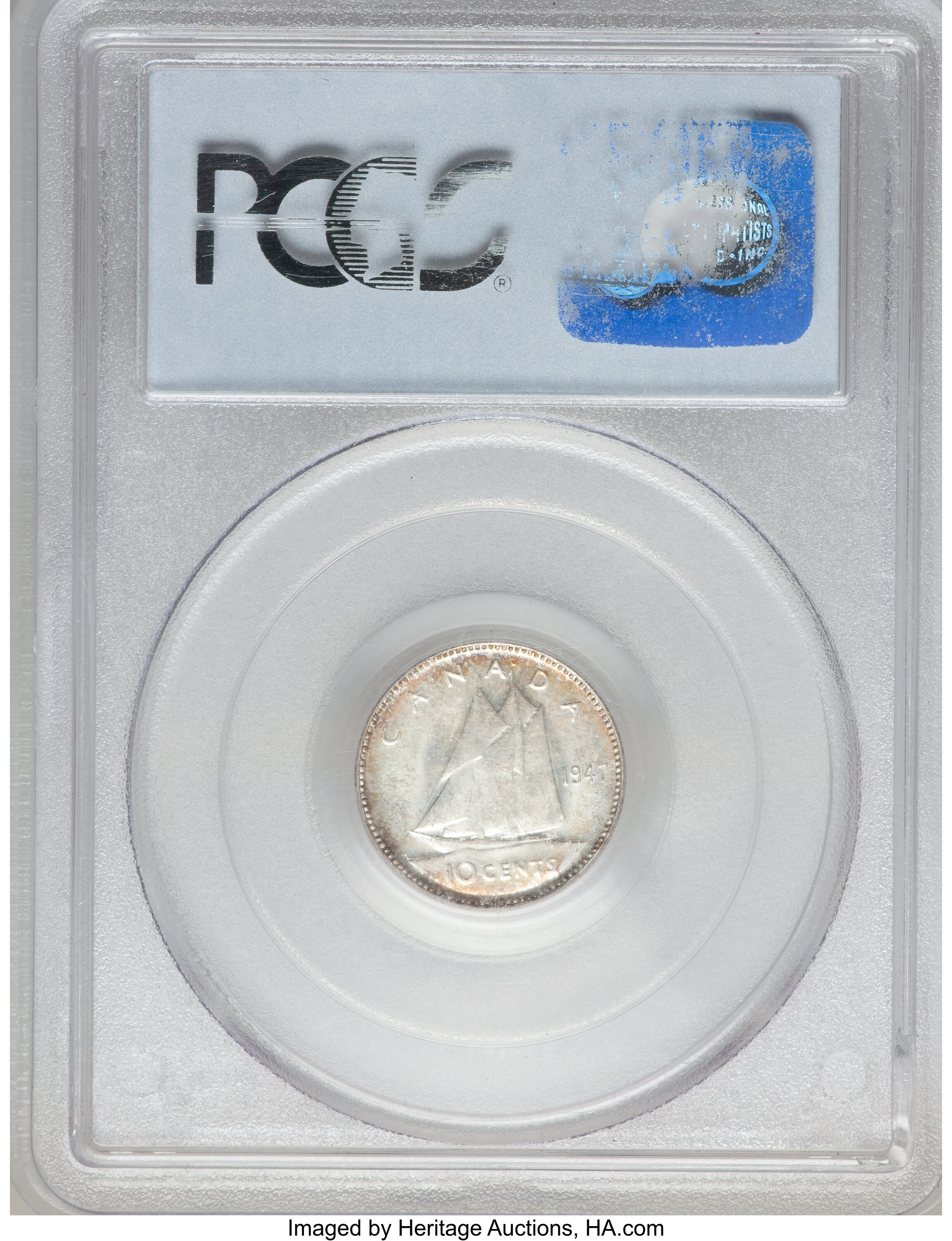1947 10c Bluenose VF25 thumbnail 5