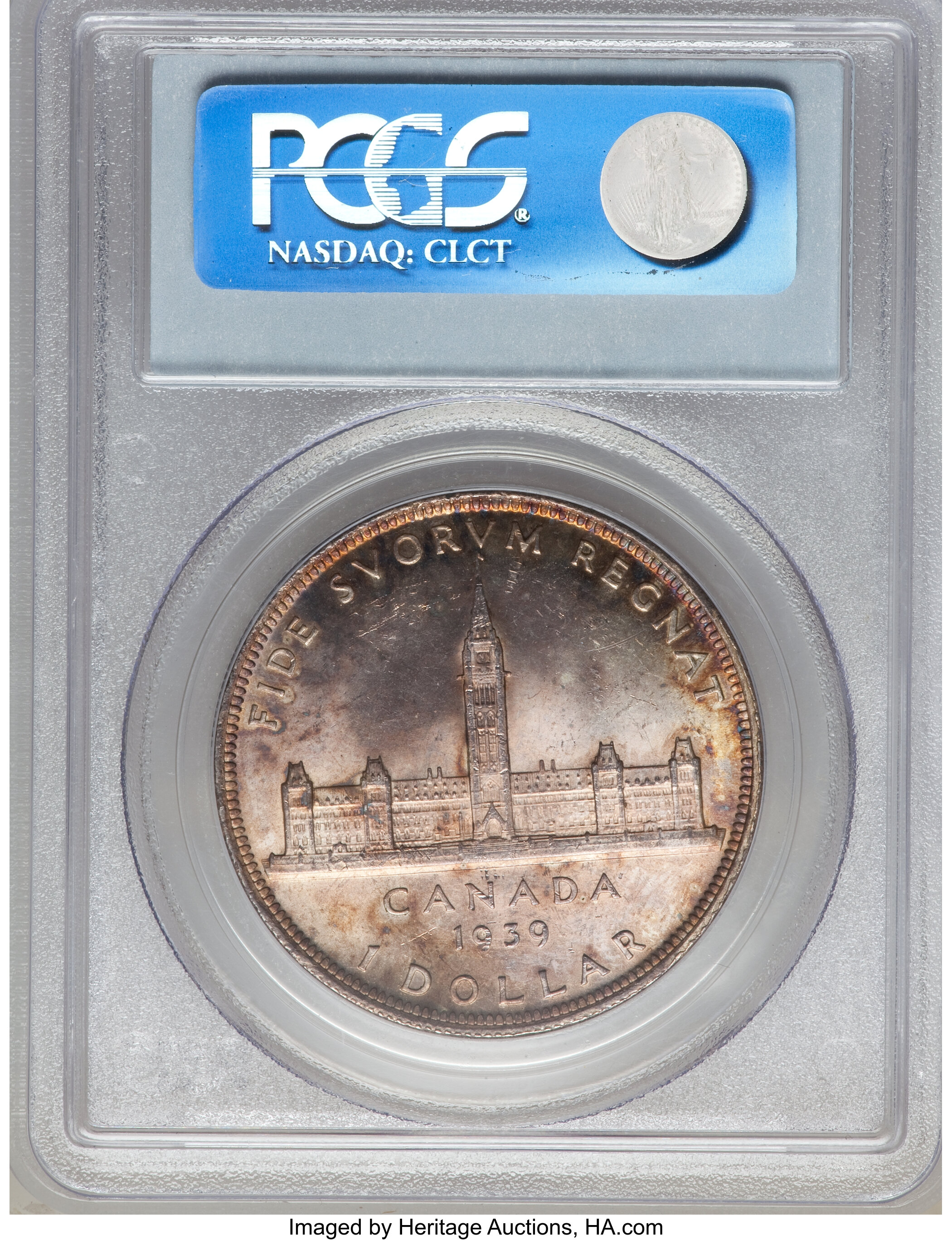 1939 S$1 Royal Visit MS (KM-37) MS63 thumbnail 8