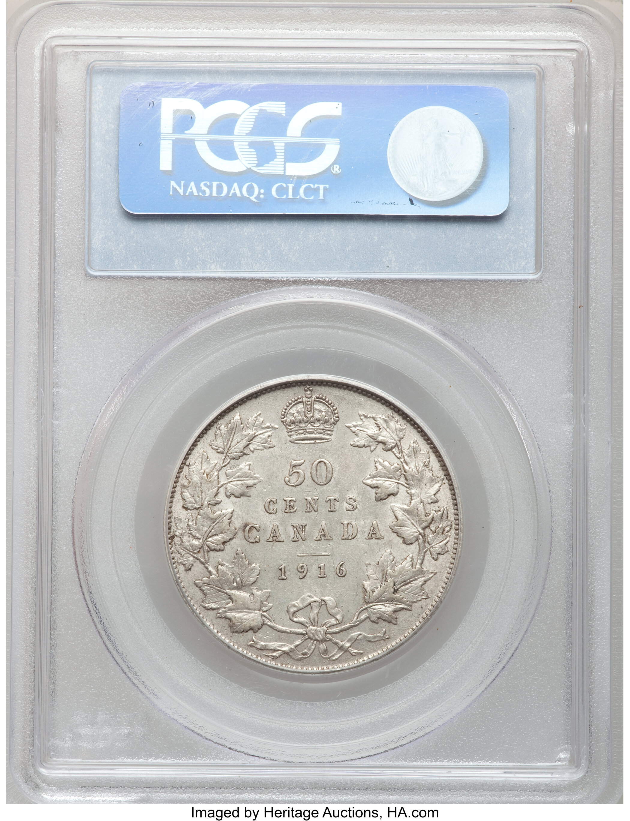 1916 50c AU50 thumbnail 4