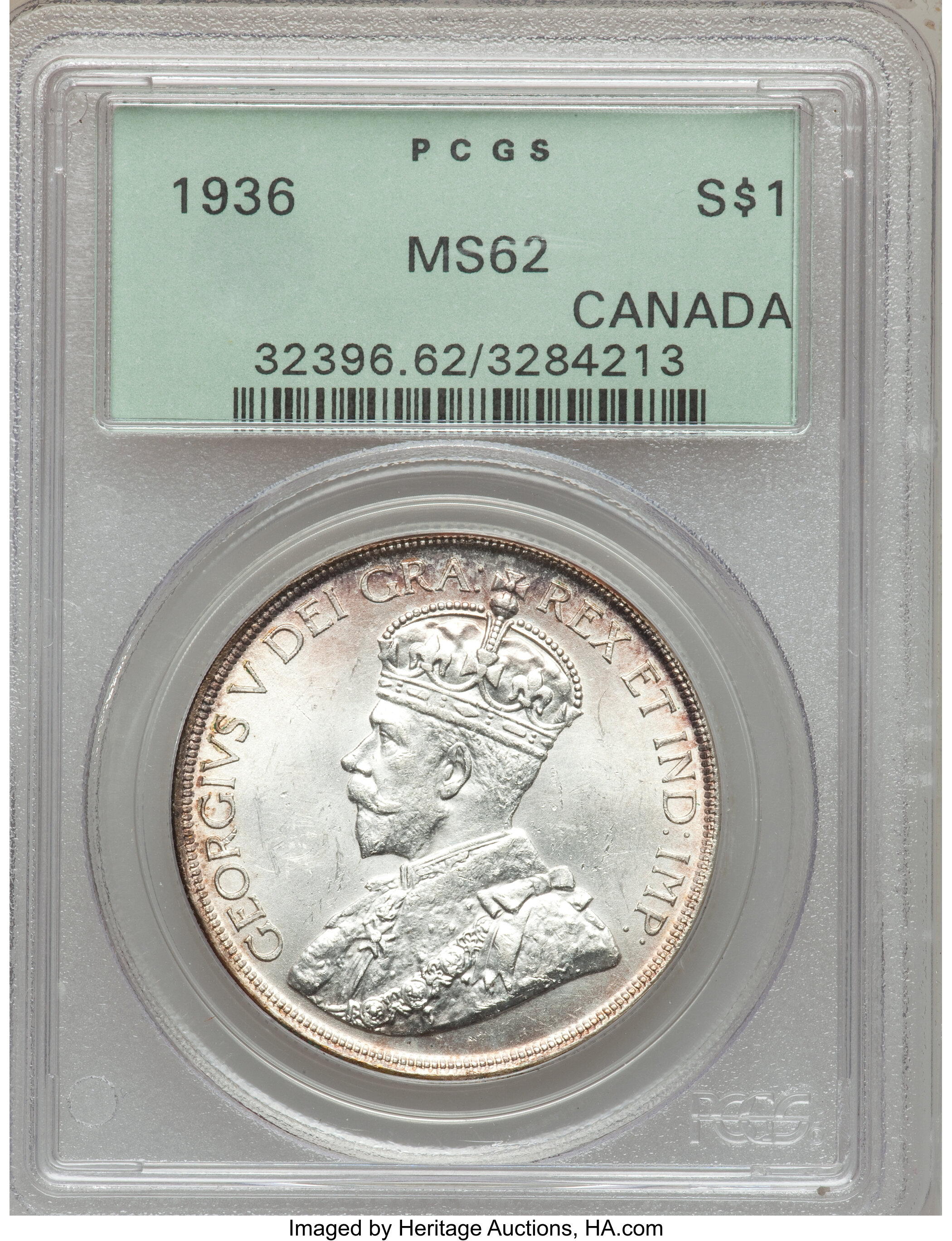 1936 S$1  MS (KM-36) XF45 thumbnail 8