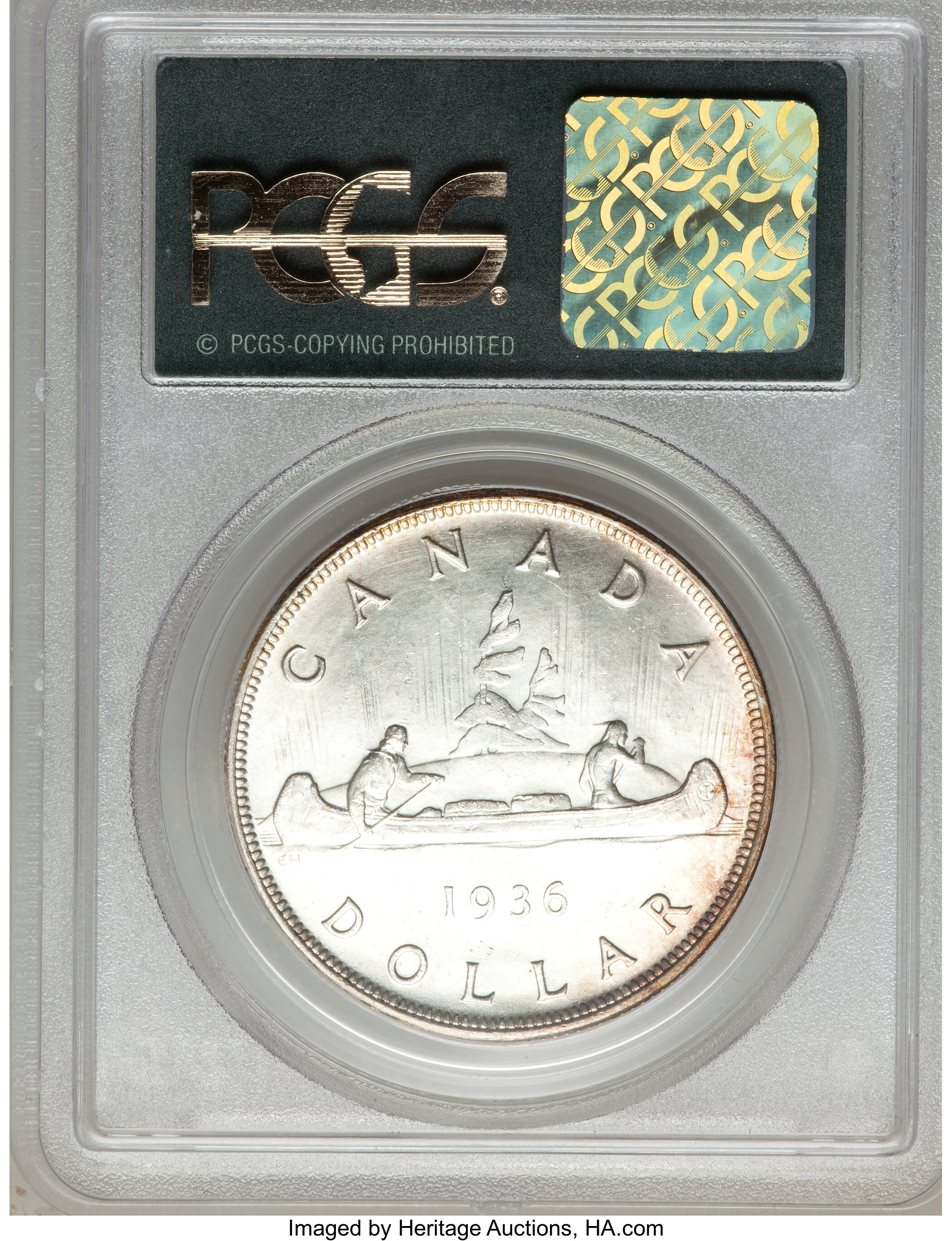 1936 S$1  MS (KM-36) XF45 thumbnail 9