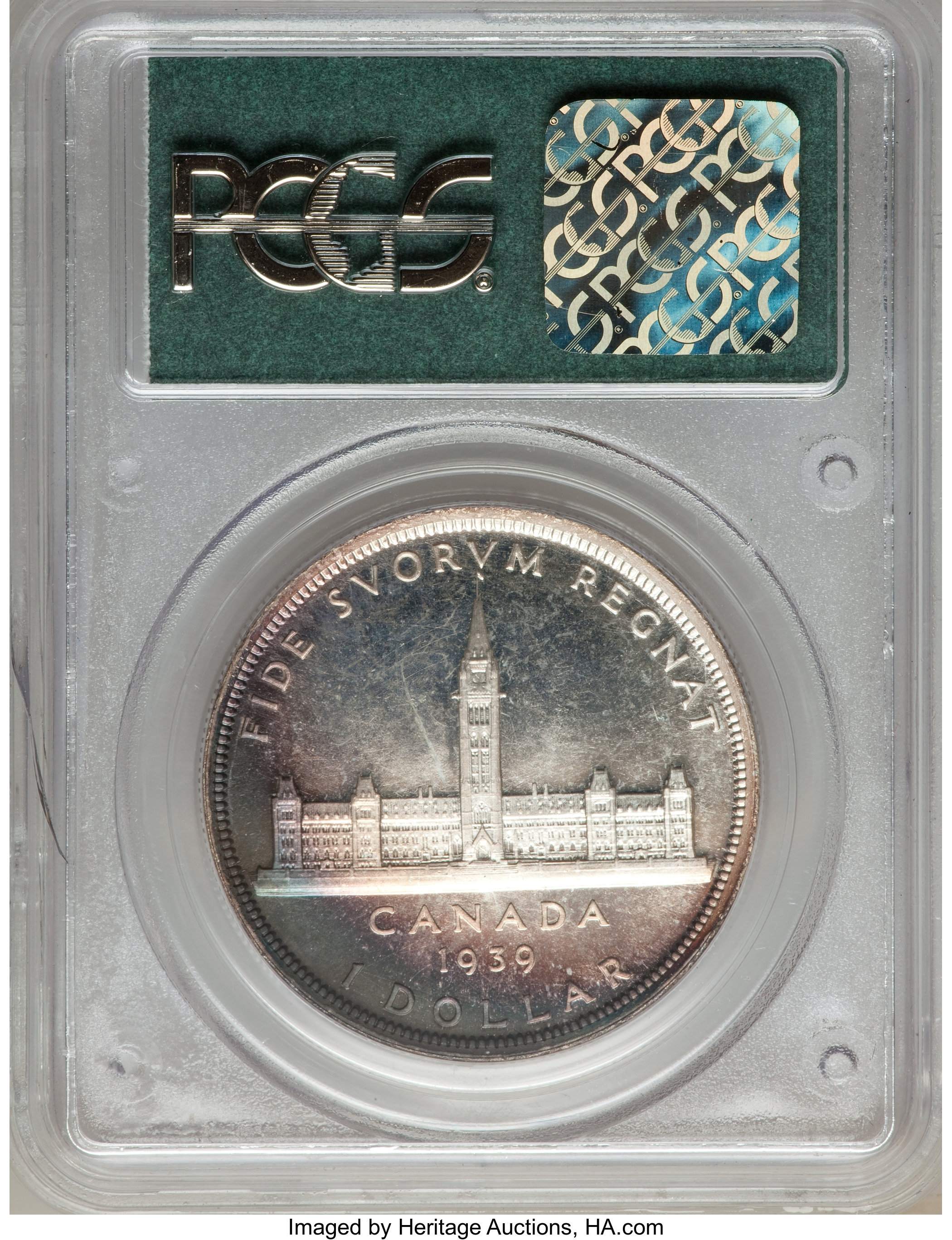 1939 S$1  Royal Visit , Matt MS63 thumbnail 22