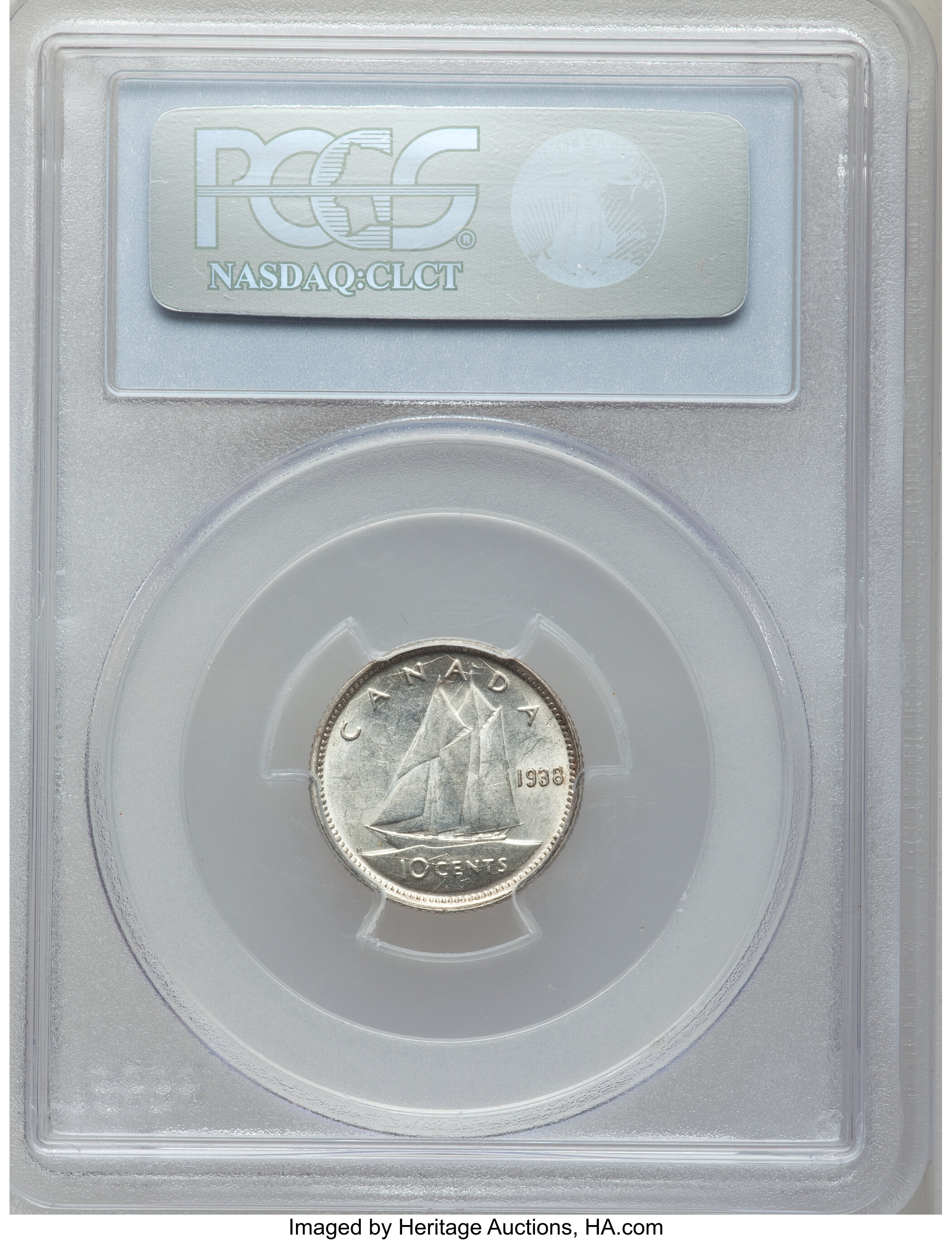 1938 10c Bluenose VF25 thumbnail 2