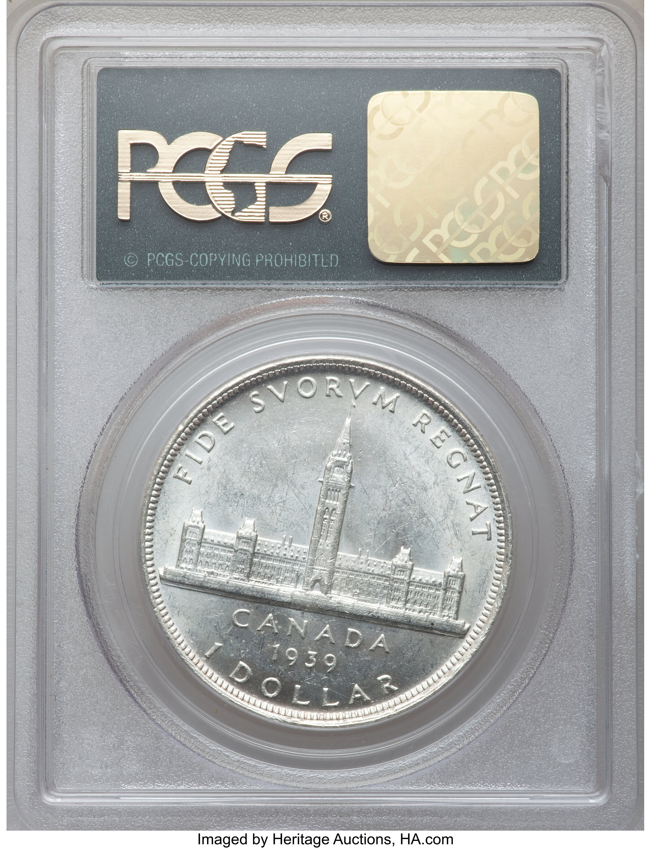 1939 S$1 Royal Visit MS (KM-37) MS61 thumbnail 2