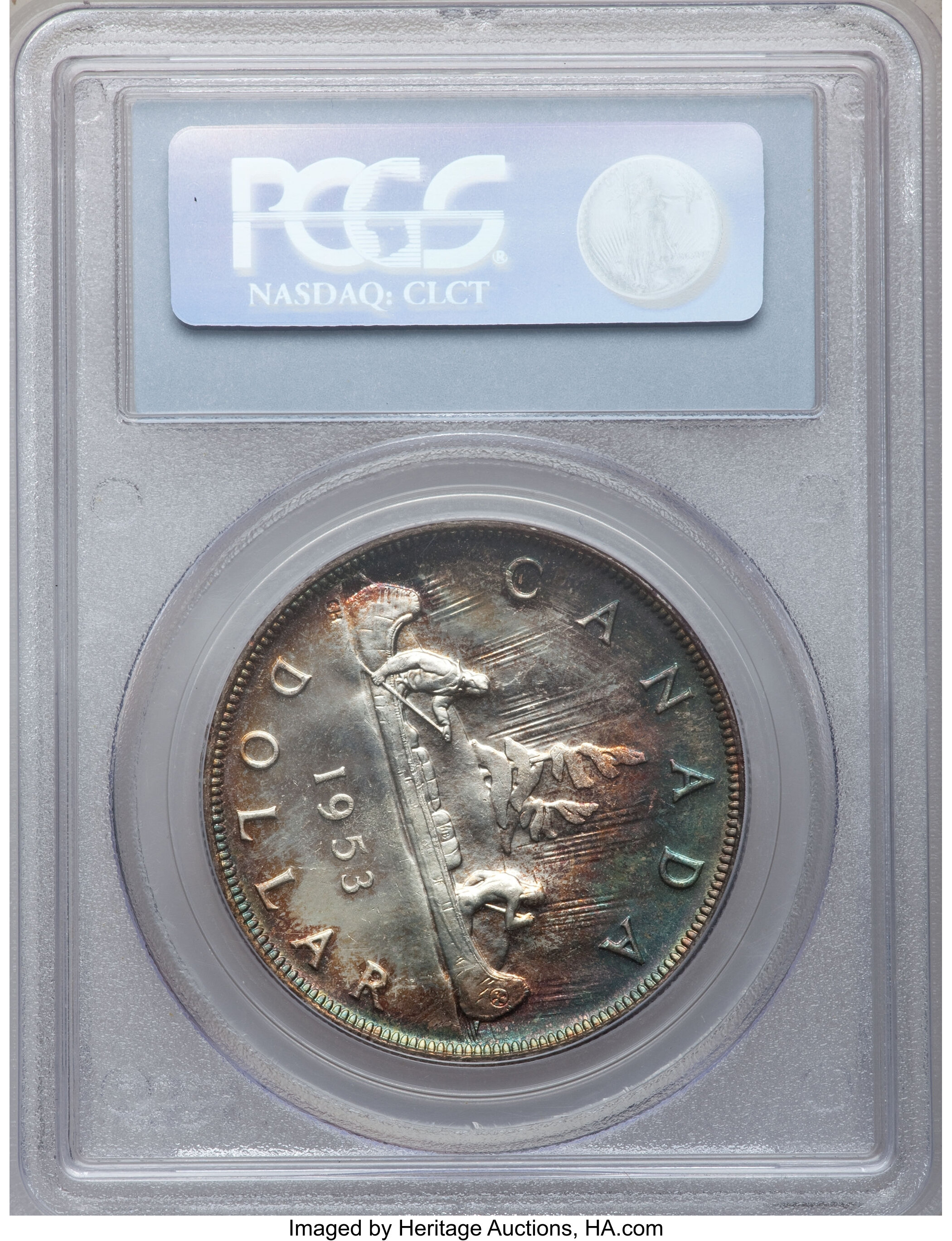 1953 S$1 No Strap VG10 thumbnail 2