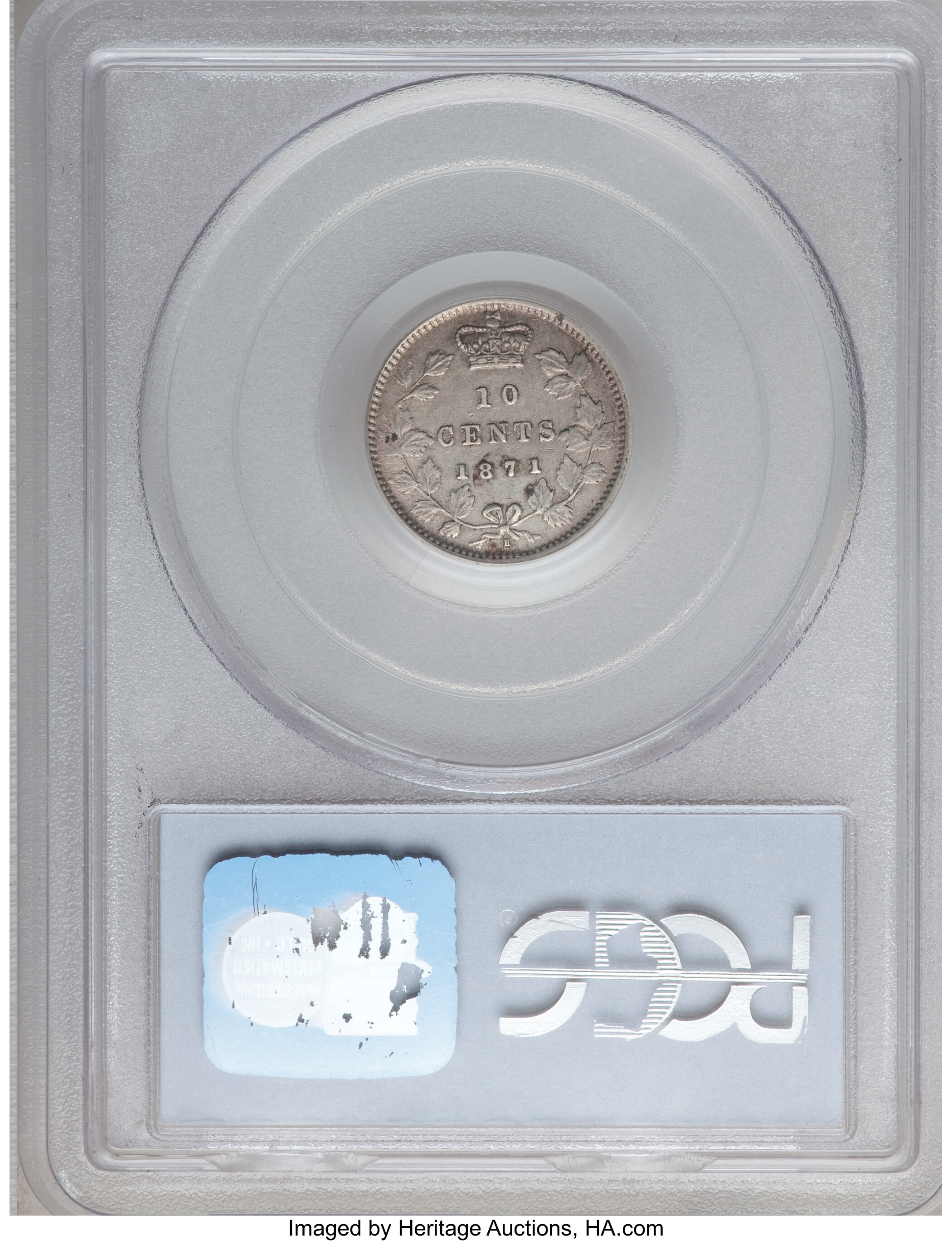1871-H 10c AG3 thumbnail 2
