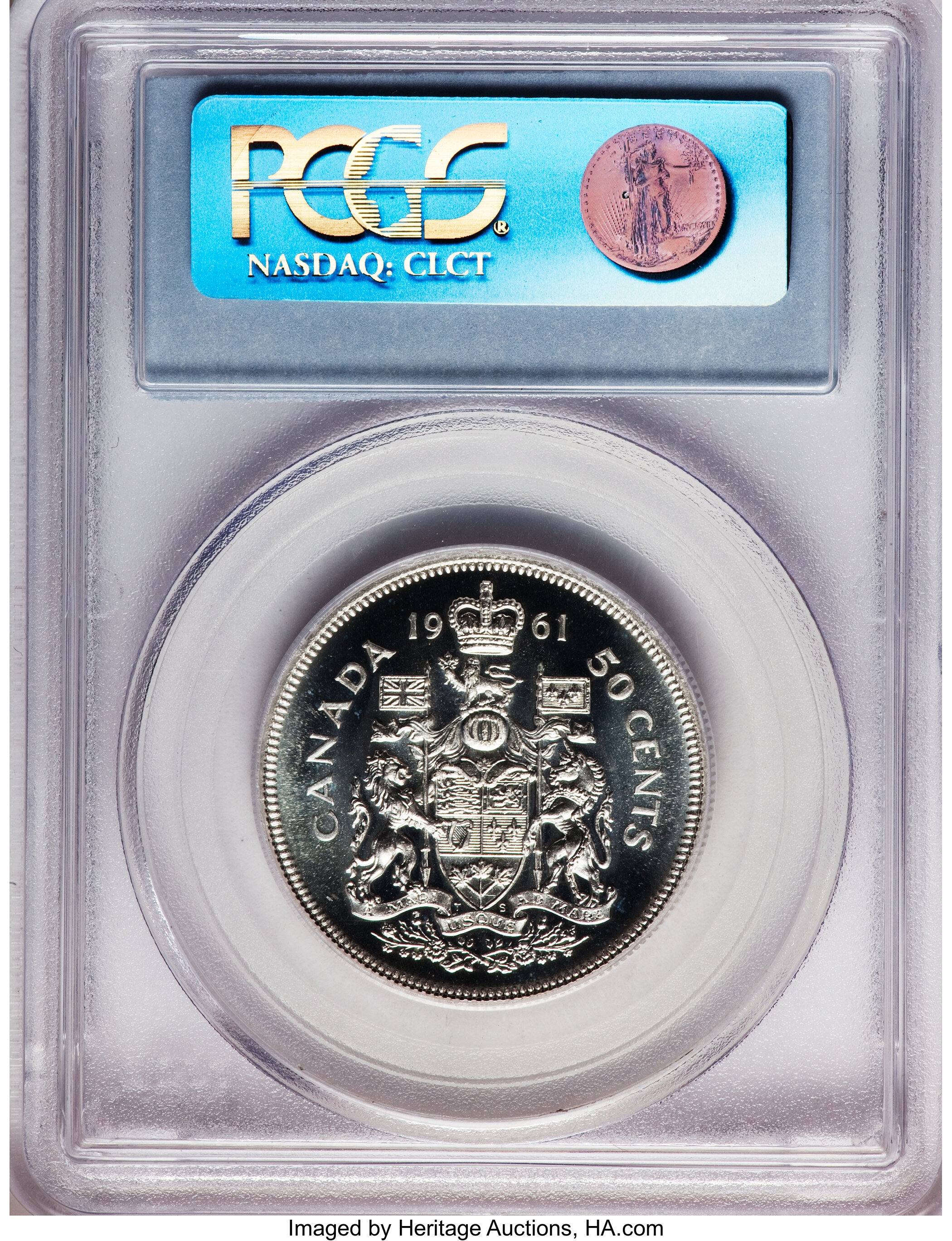 1961 50c PL MS67 thumbnail 2