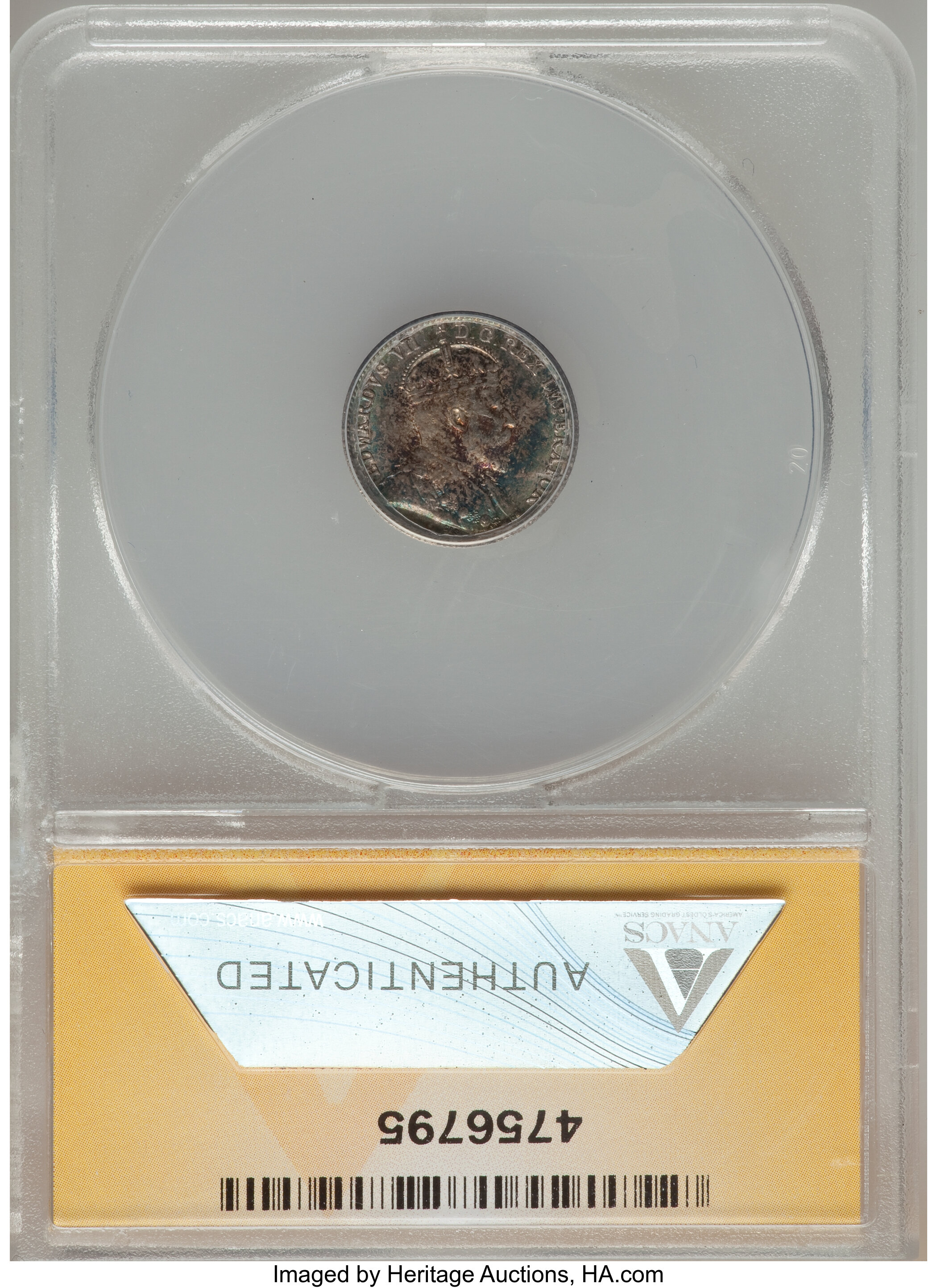 1905 5c Narrow Date AG3 thumbnail 2