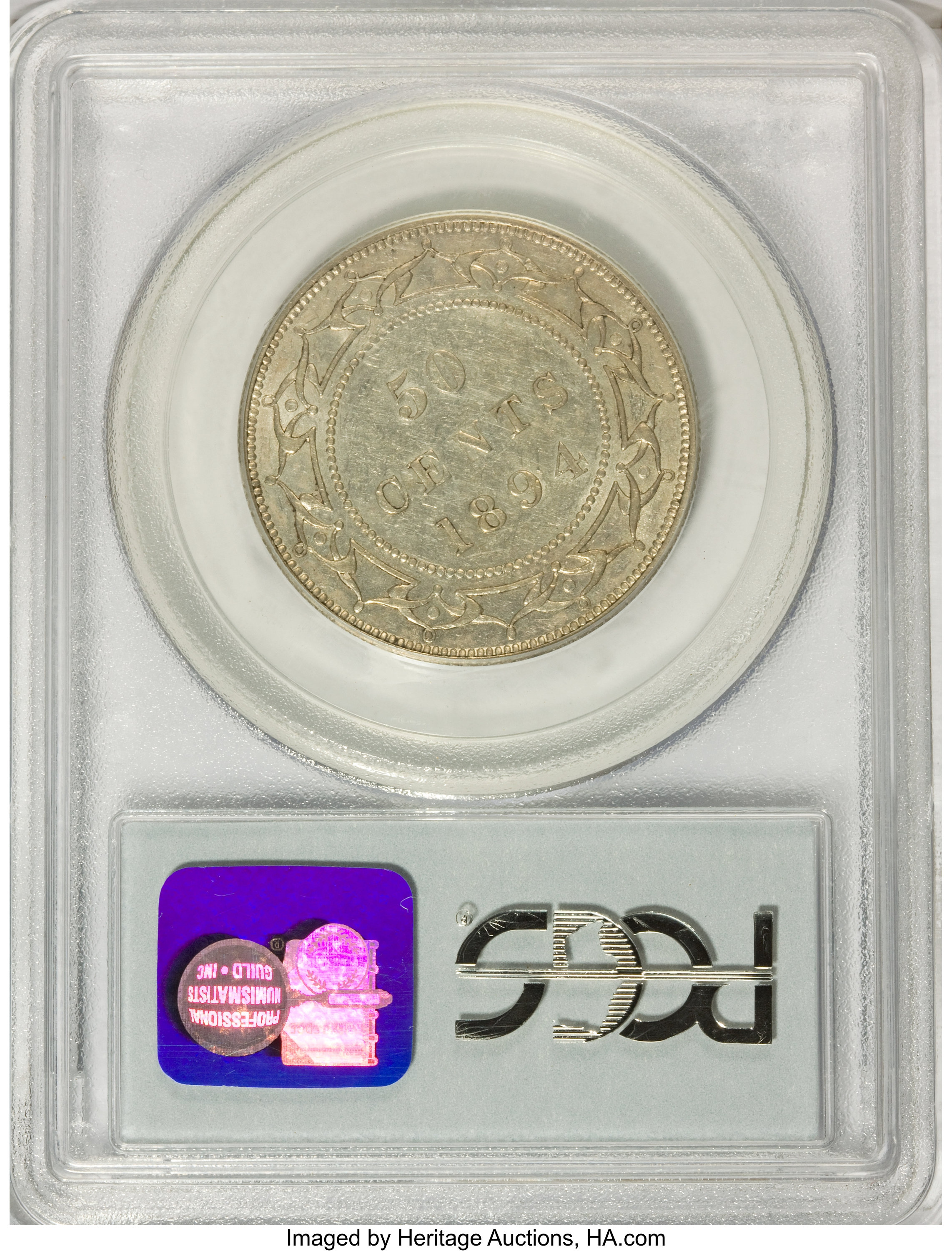 1894 50c Newfoundland VF20 thumbnail 20