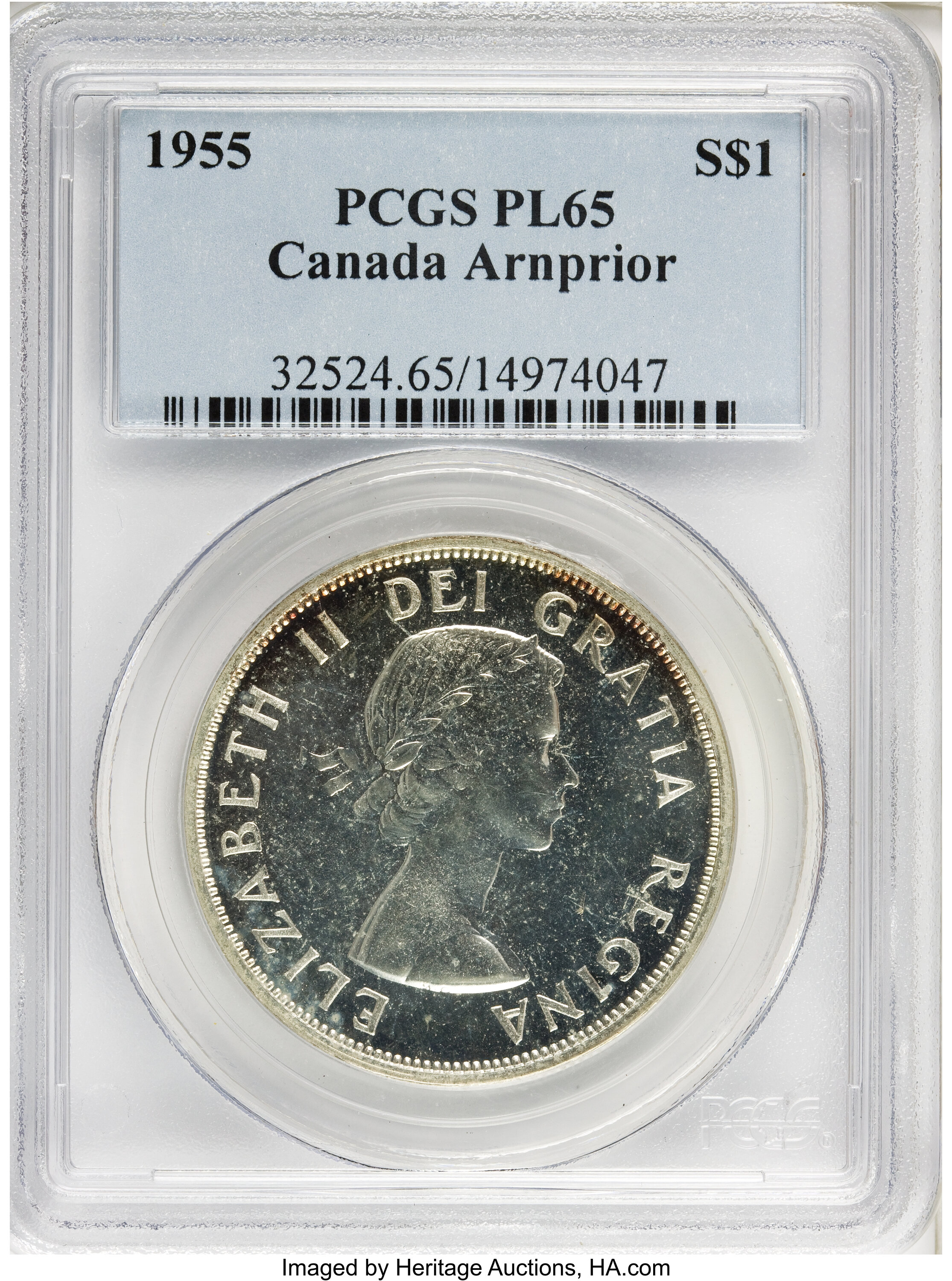 1955 S$1  Arnprior PL MS64 thumbnail 19