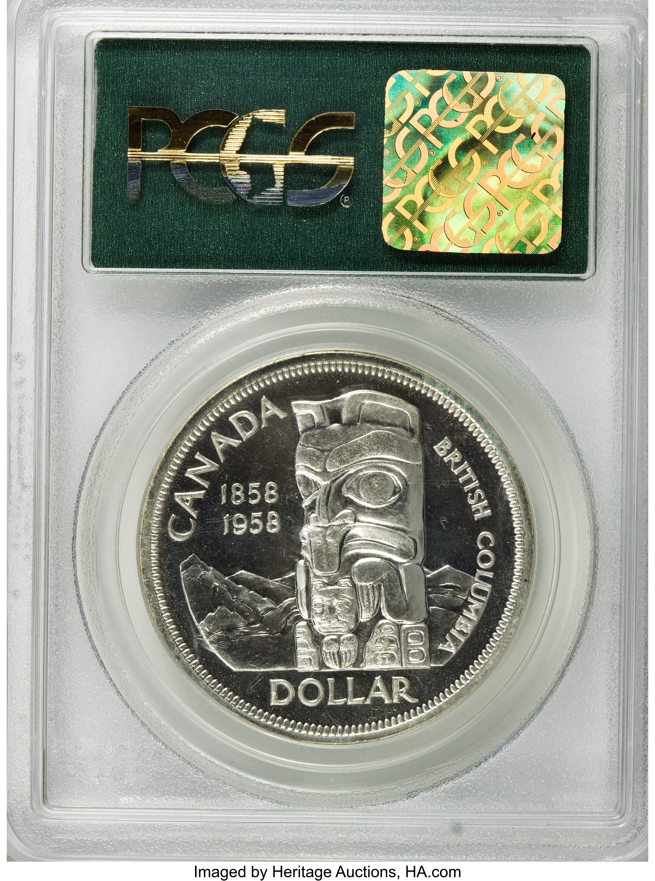 1958 S$1  British Columbia PL MS66 thumbnail 8