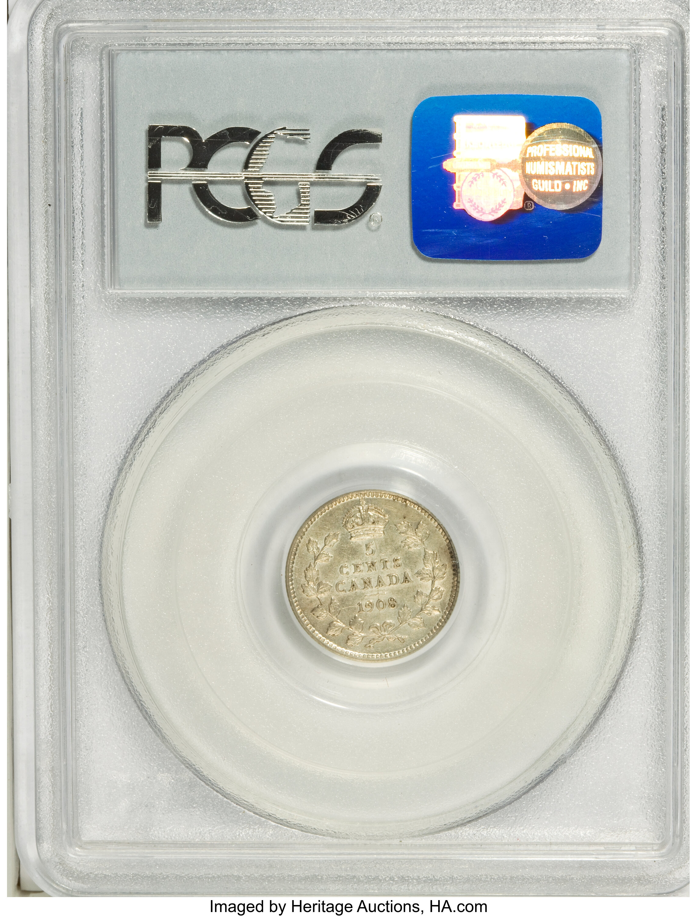 1908 5c Small 8 XF40 thumbnail 4