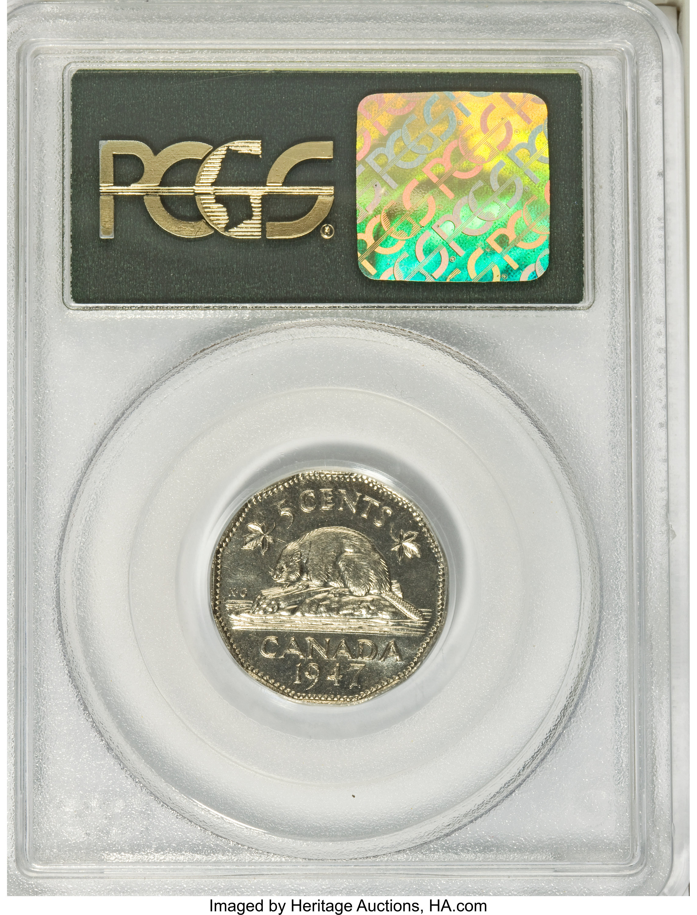 1947 5c Beaver, Dot G4 thumbnail 10