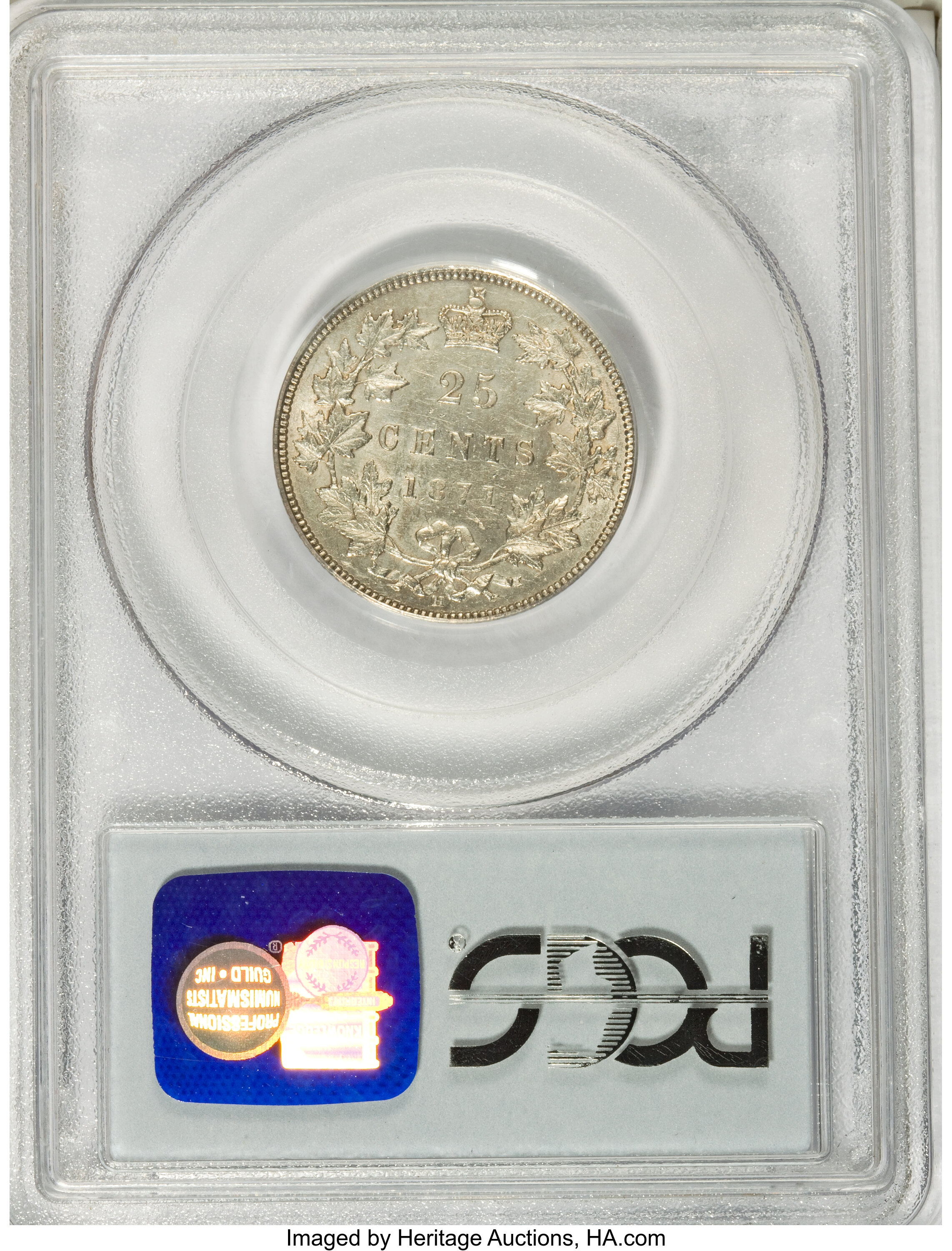 1871-H 25c Obverse 2 G4 thumbnail 8
