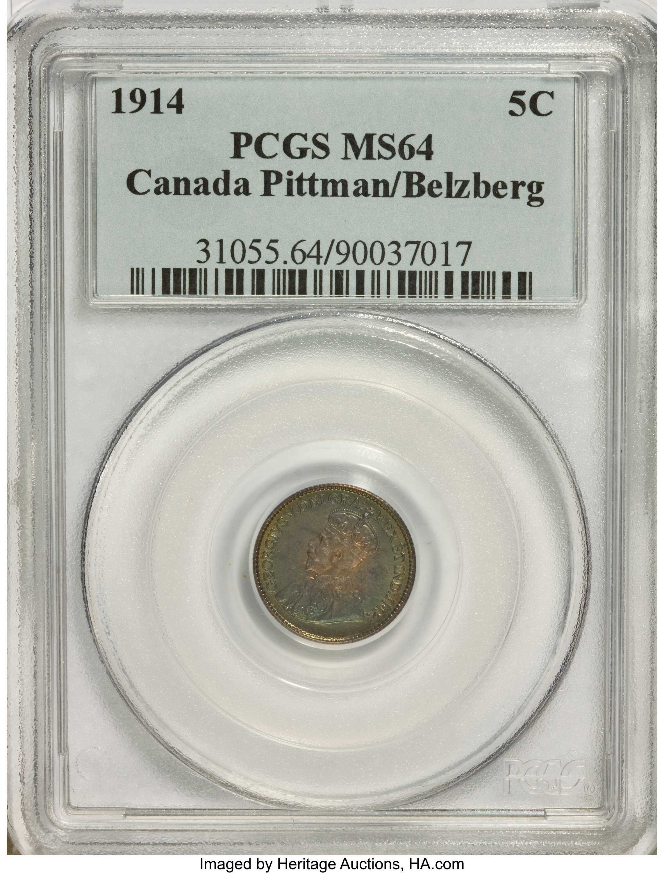 1914 5c MS62 thumbnail 14