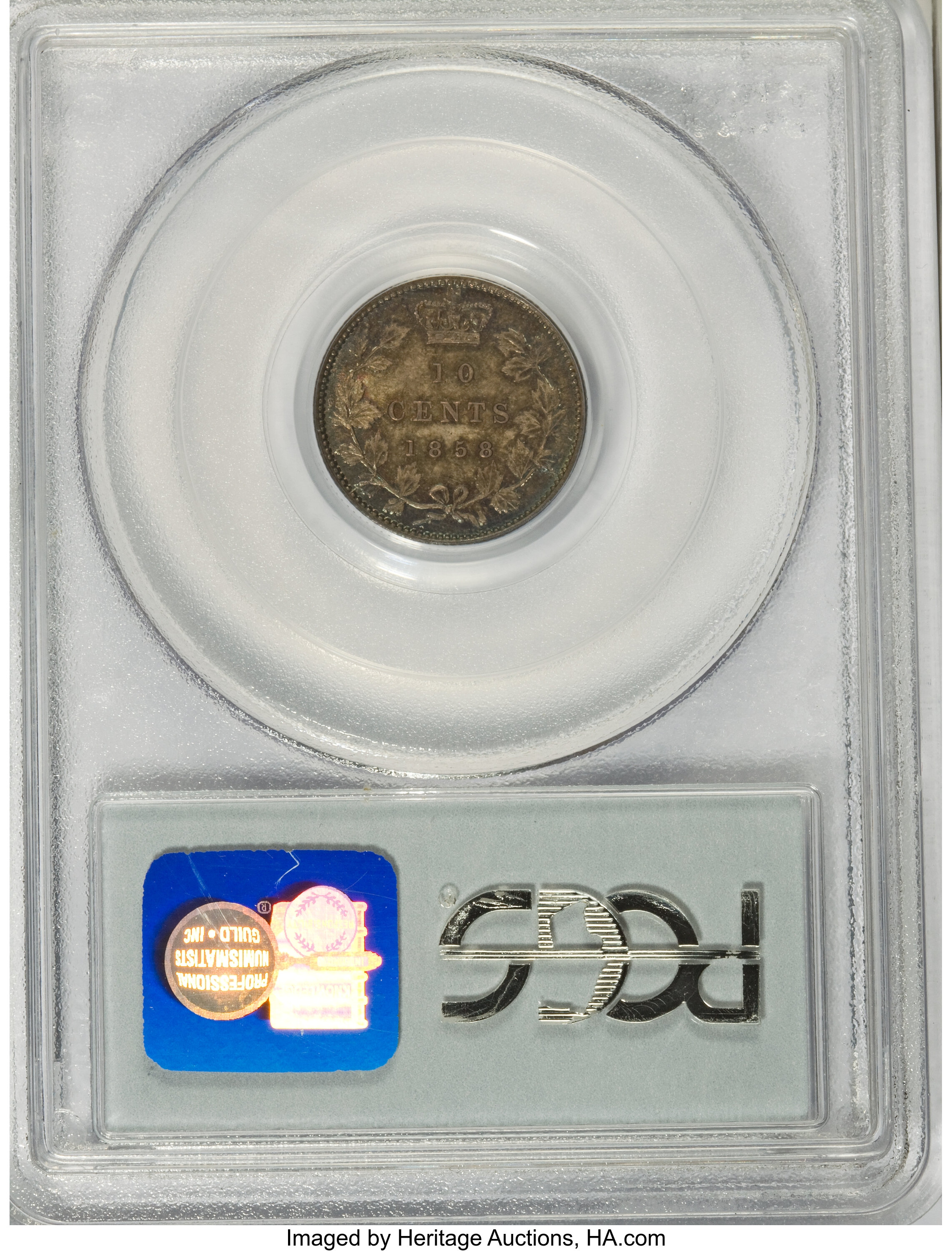 1858 10c Province of Canada MS65 thumbnail 19