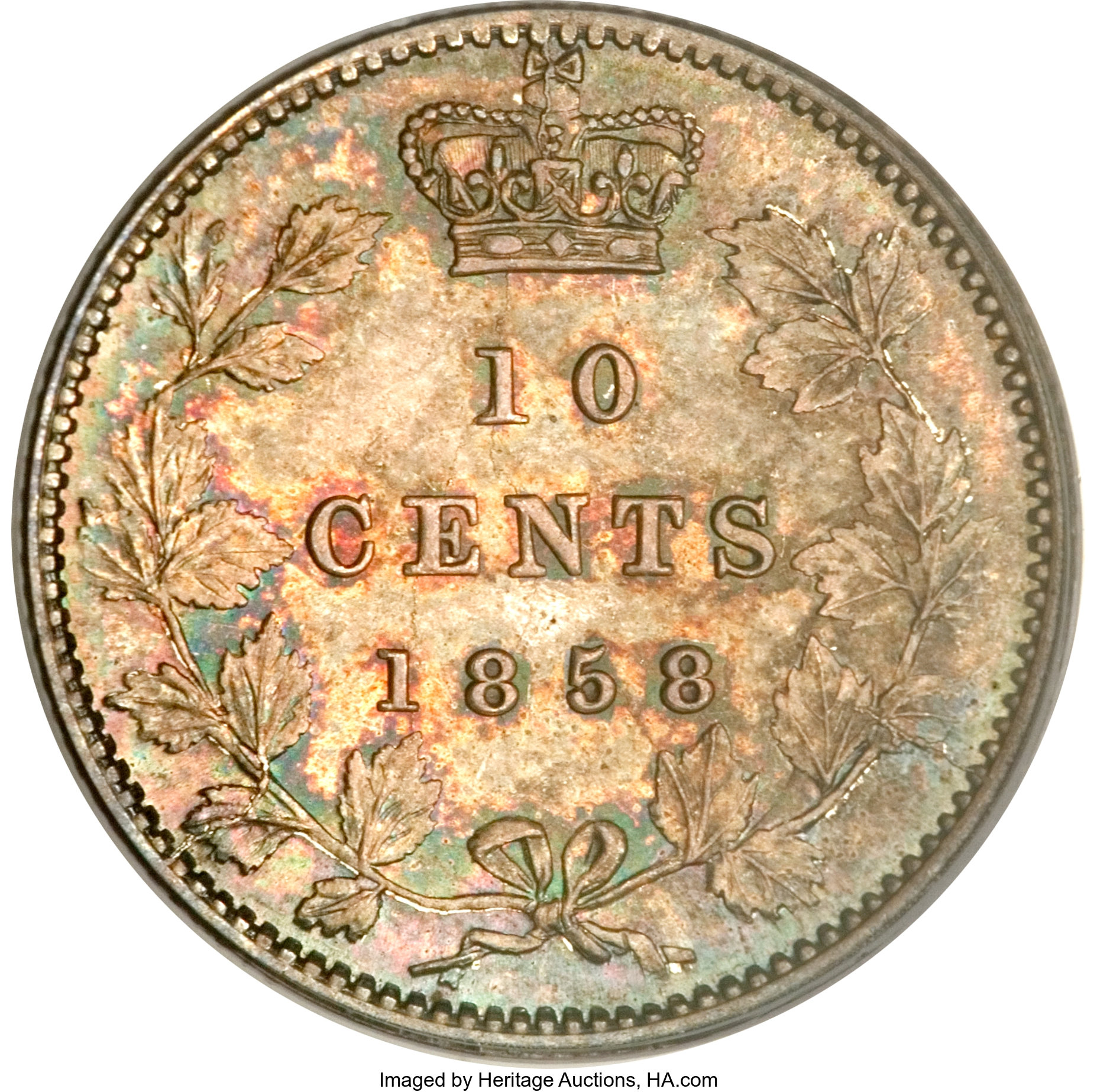 1858 10c Province of Canada MS65 thumbnail 20
