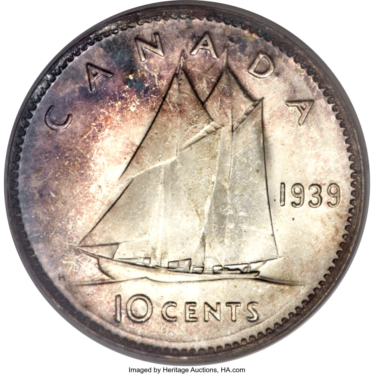 1939 10c Bluenose XF45 thumbnail 16