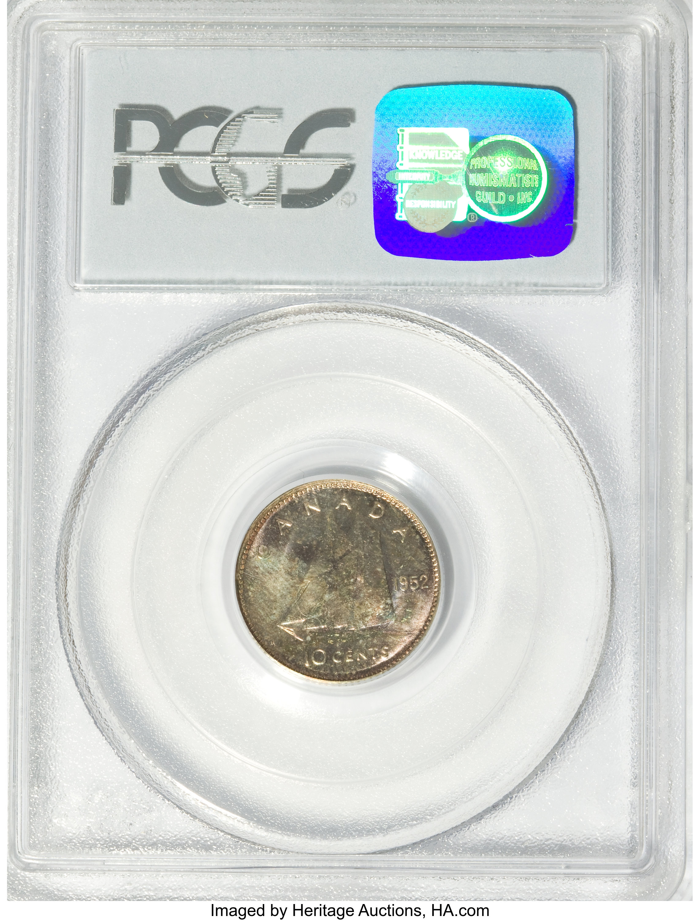1952 10c Bluenose VF20 thumbnail 9