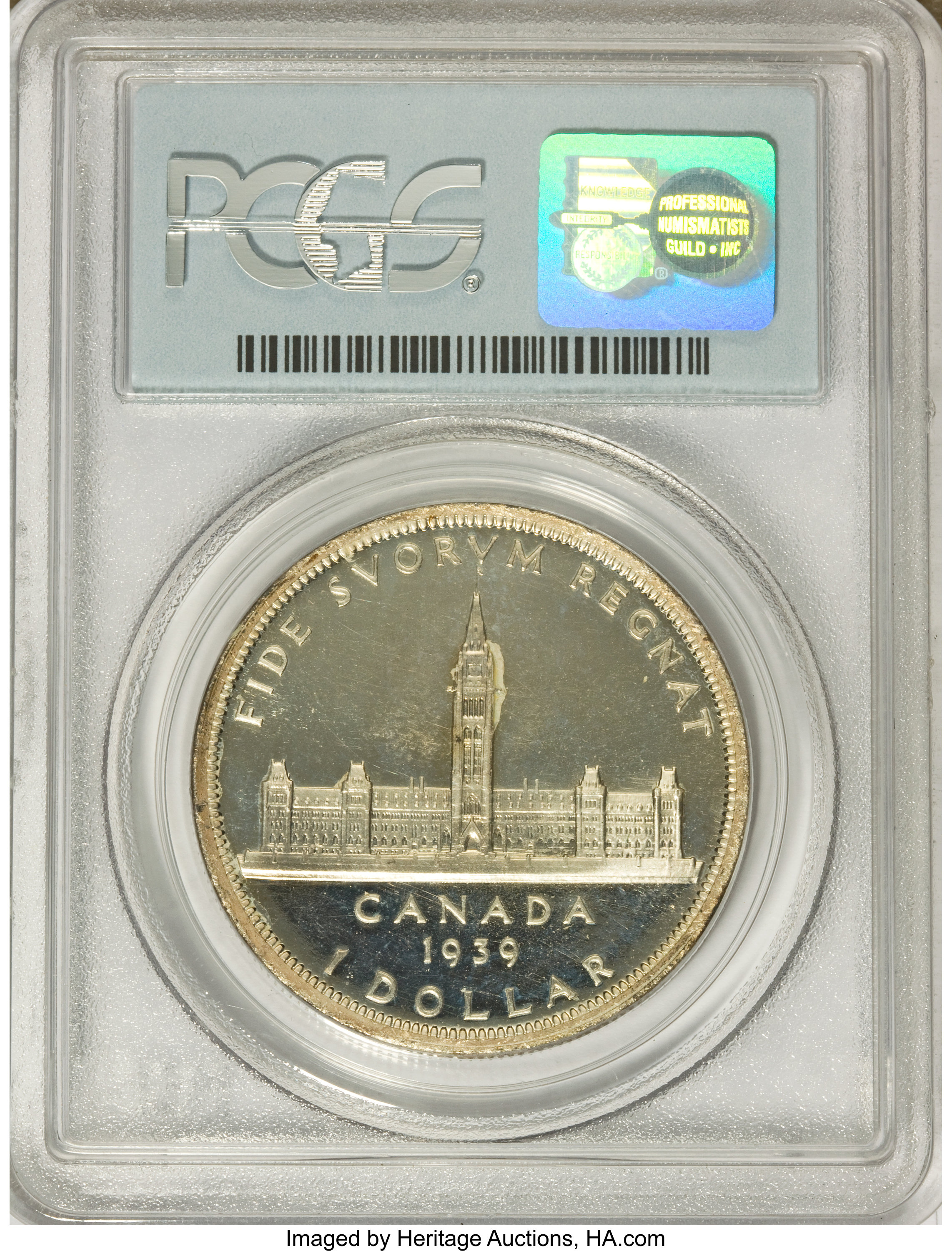 1939 S$1  Royal Visit , Mirror MS67 thumbnail 11