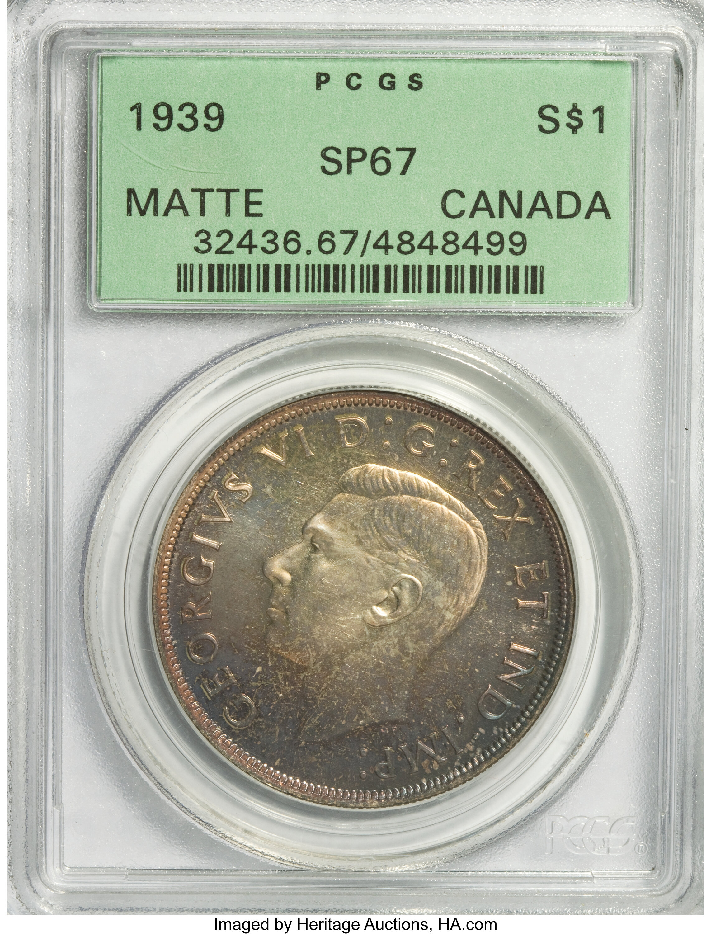 1939 S$1  Royal Visit , Matt SP thumbnail 7