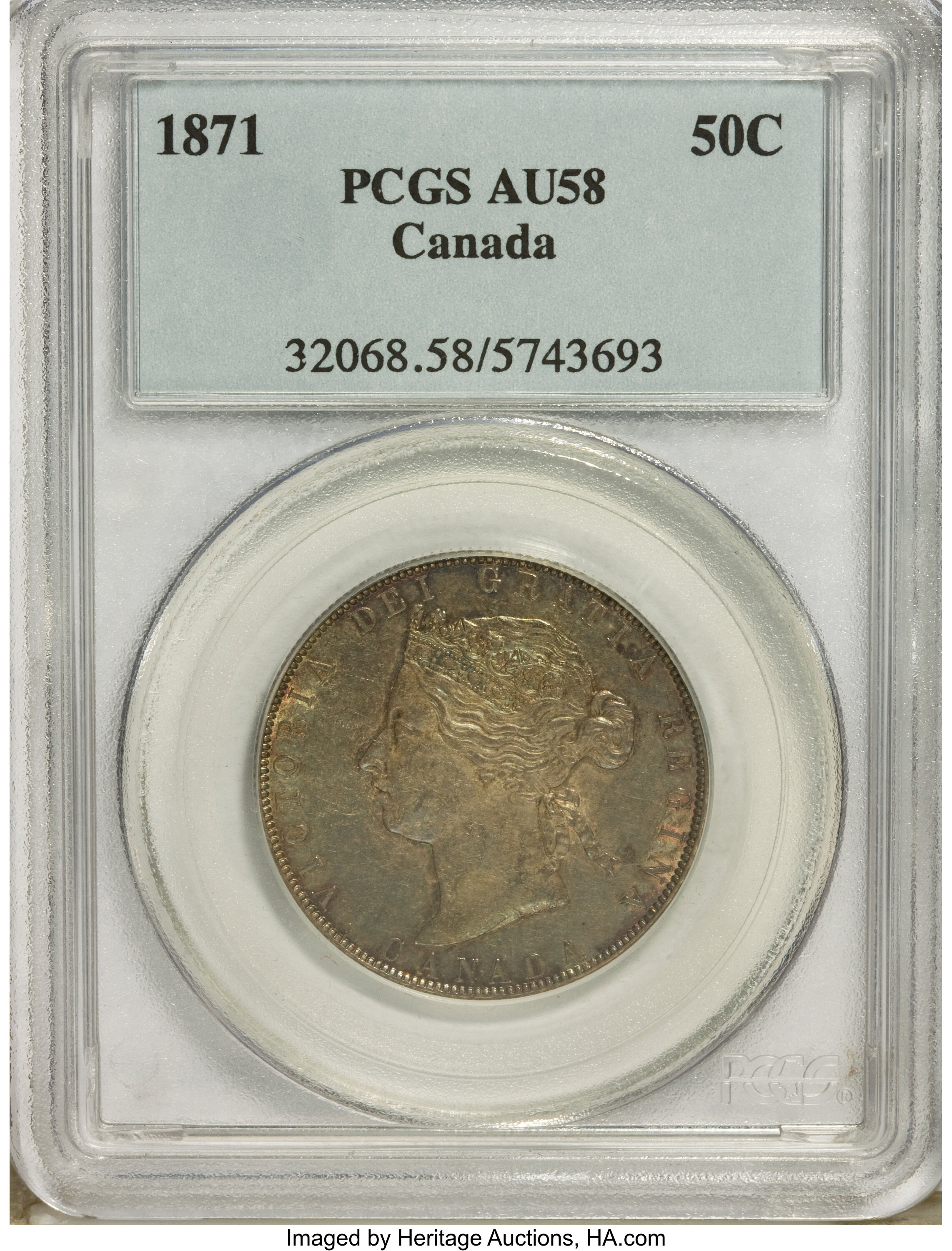 1871 50c AU55 thumbnail 16