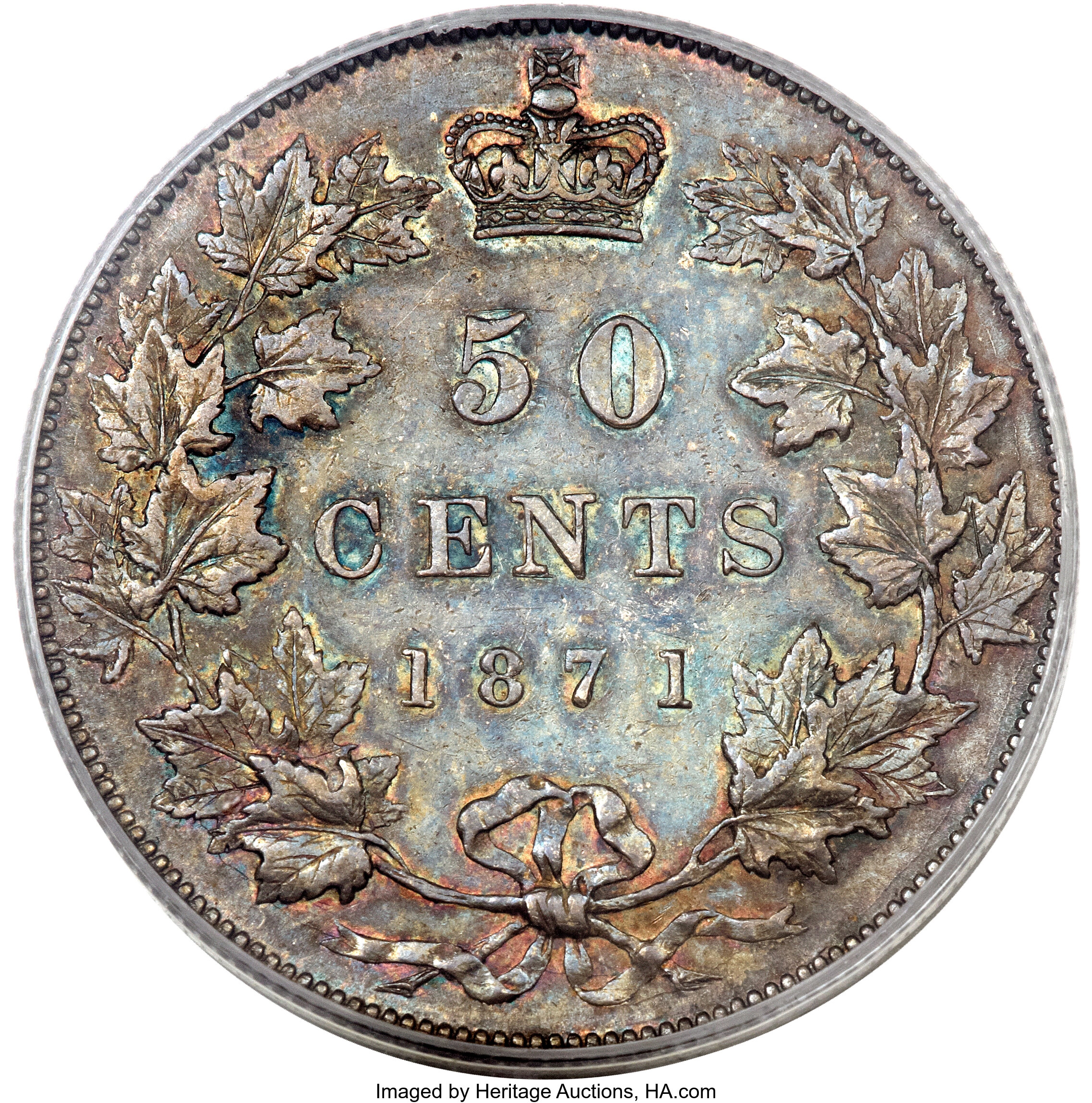 1871 50c AU55 thumbnail 18