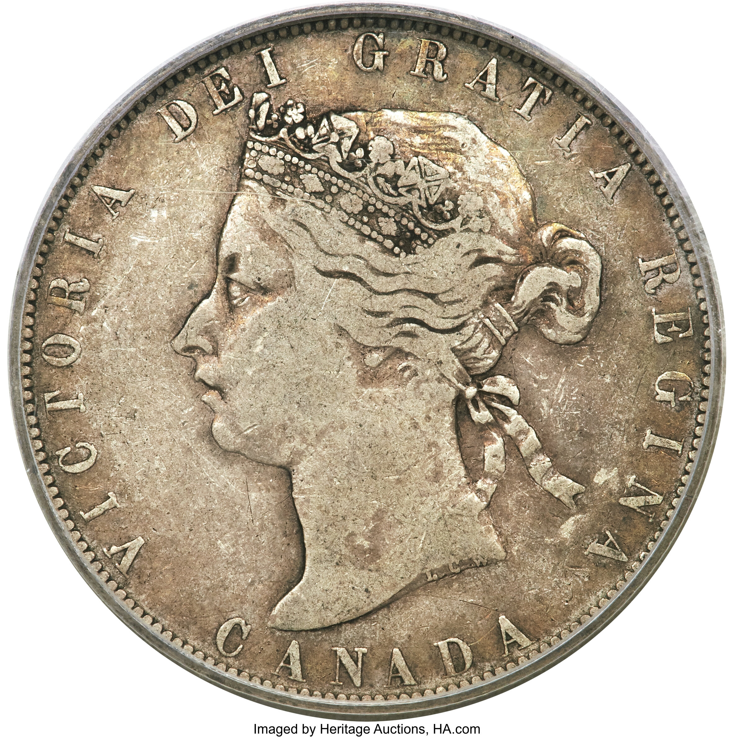 Canada: Victoria 50 Cents 1888,...