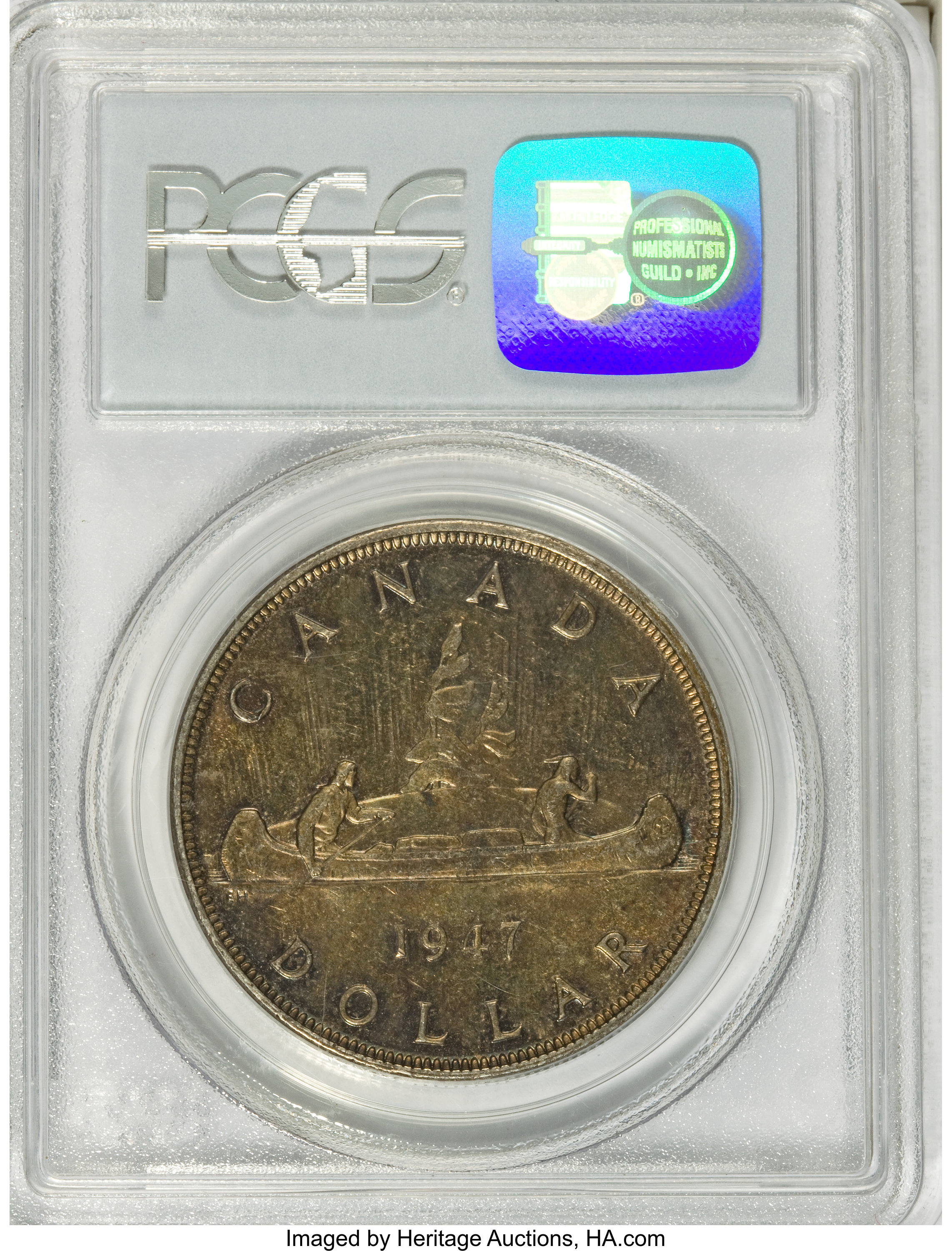 1947 S$1 Pointed 7  MS (KM-37) thumbnail 20