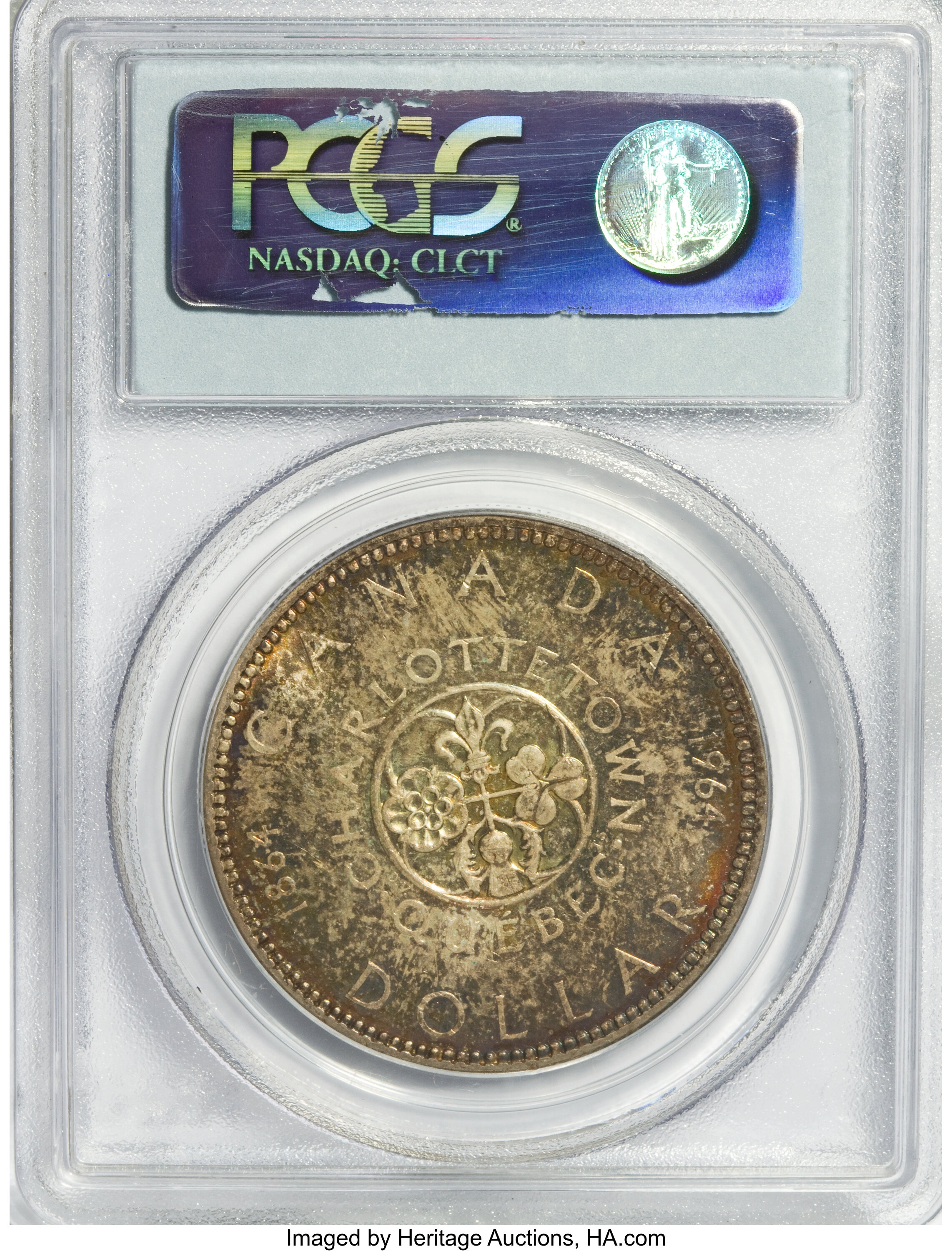 1964 S$1 Dot AU58 thumbnail 21