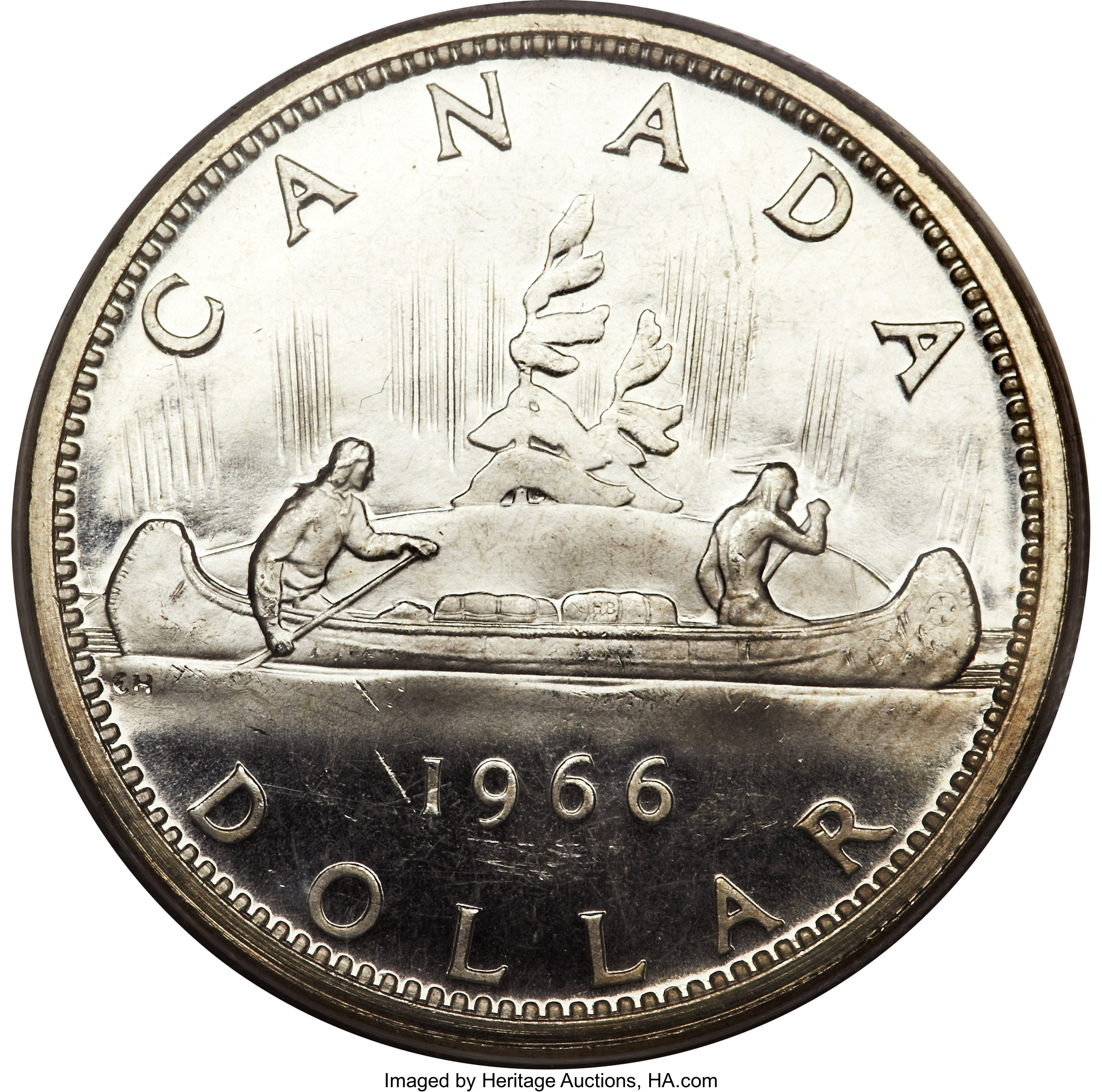 1966 S$1  Small Beads PL MS65 thumbnail 20