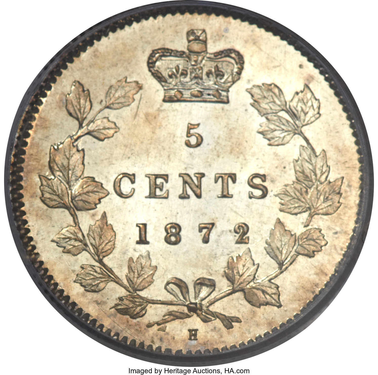 1872-H S5c MS62 thumbnail 8