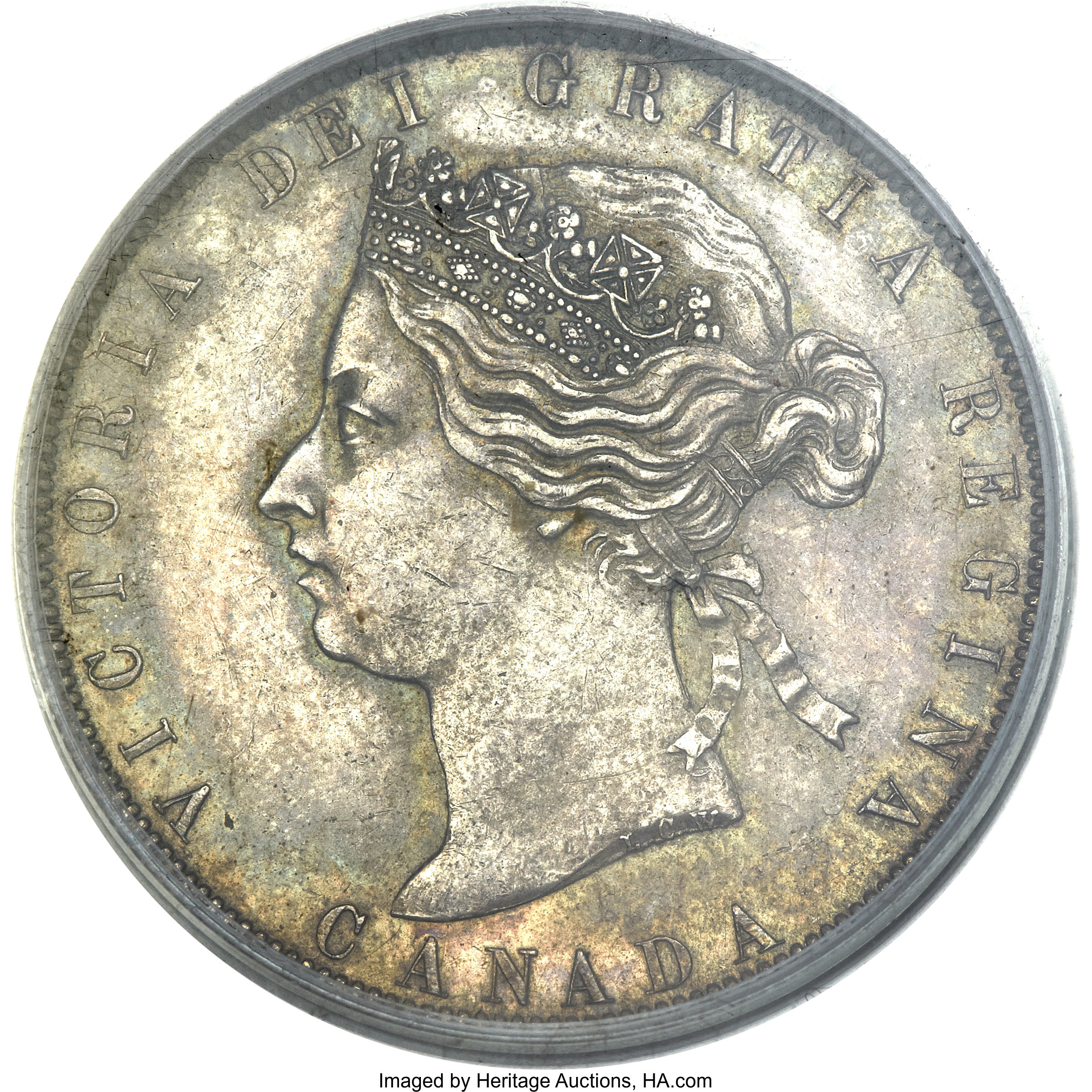 Canada: Victoria 50 Cents 1888,...